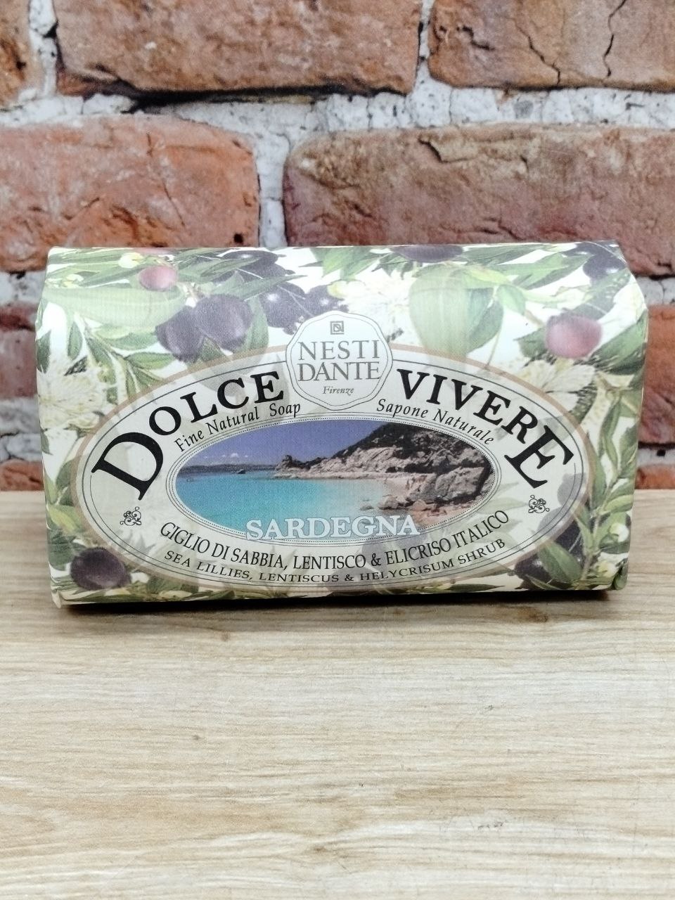 Nesti Dante Dolce Vivere Natural Soap Sardegna Мыло натуральное с ароматом Сардиния 250 гр