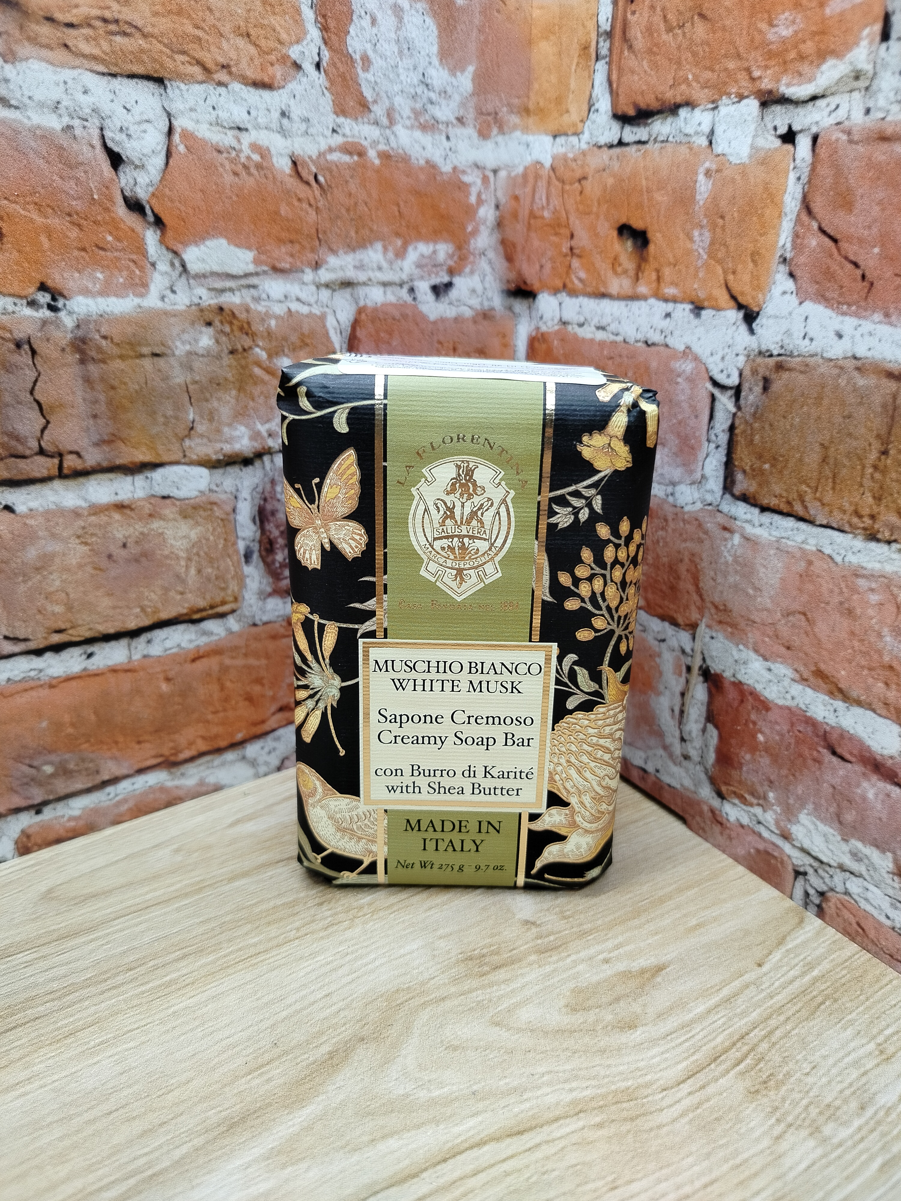 La Florentina Creamy Bar Soap White Musk Крем-мыло для тела с маслом ши и экстрактом Белого мускуса 275 гр