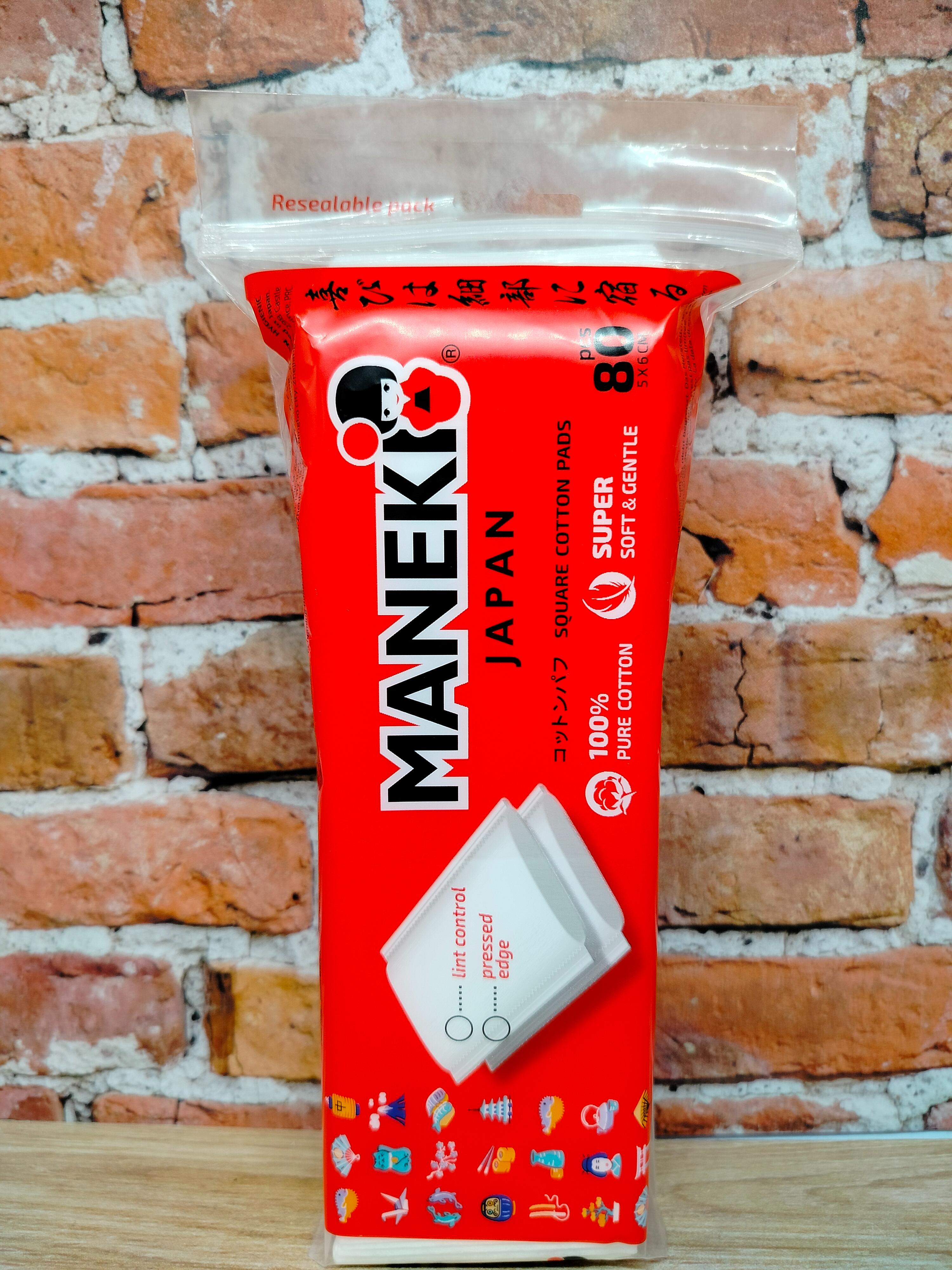 Maneki Lovely Косметические ватные подушечки 80 шт