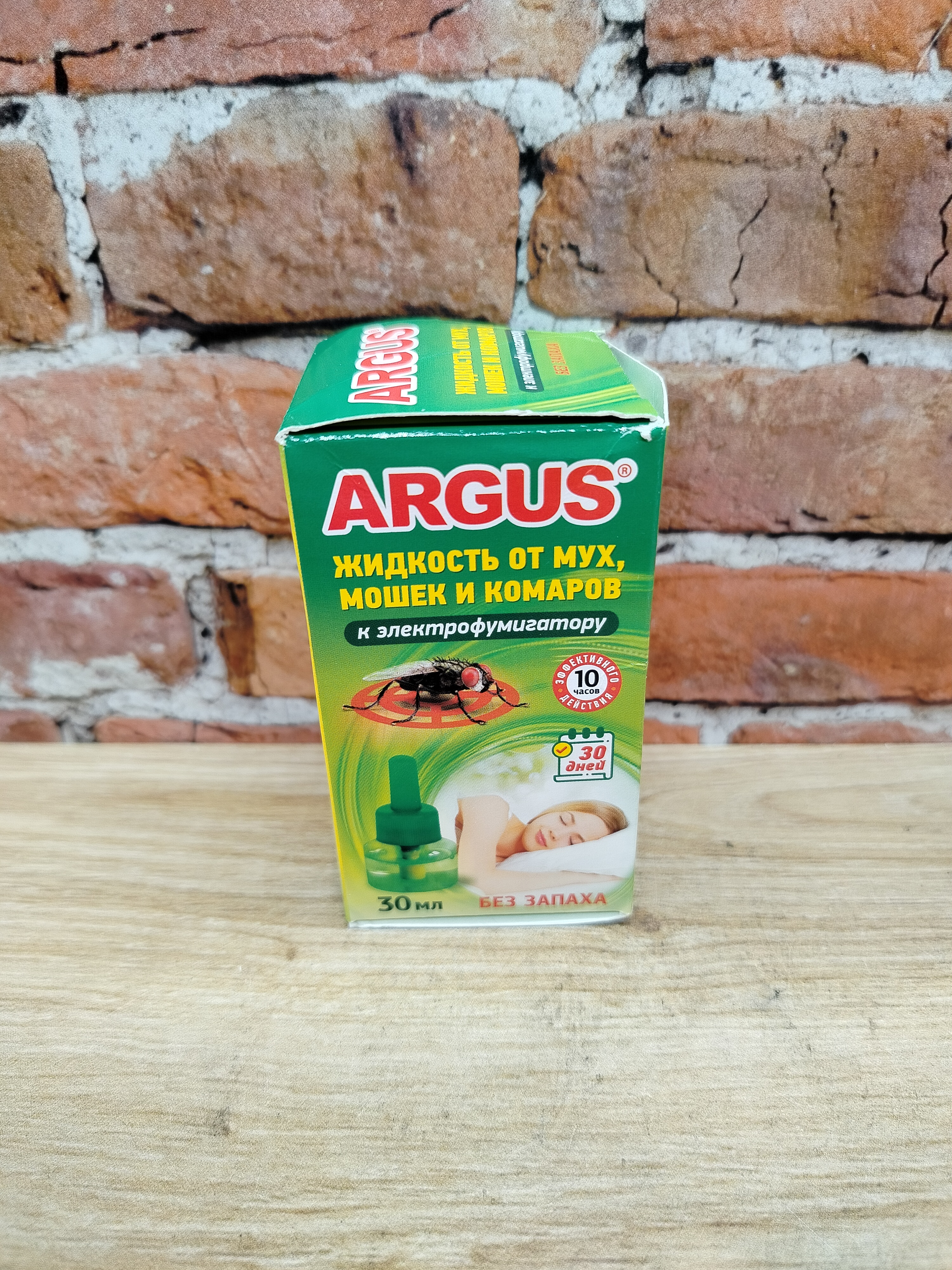Argus Жидкость от мух, мошек и комаров 30 дней без запаха