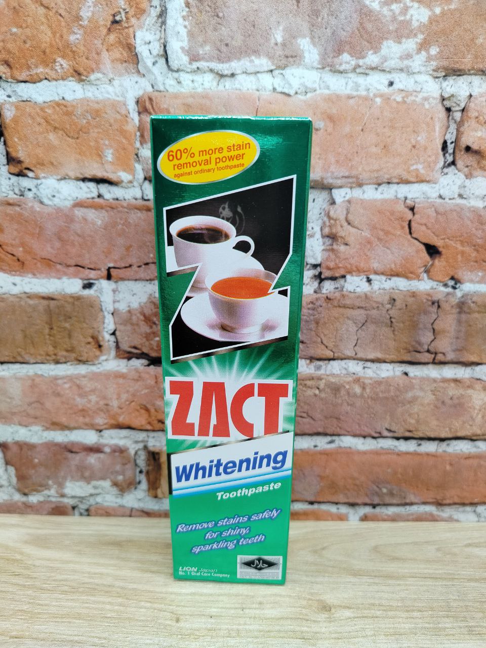 Lion Thai Zact Whitening Зубная паста отбеливающая 150 гр в коробке