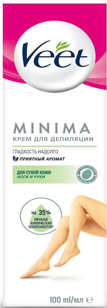 Veet Minima Крем для депиляции для сухой кожи ног и рук 100 мл