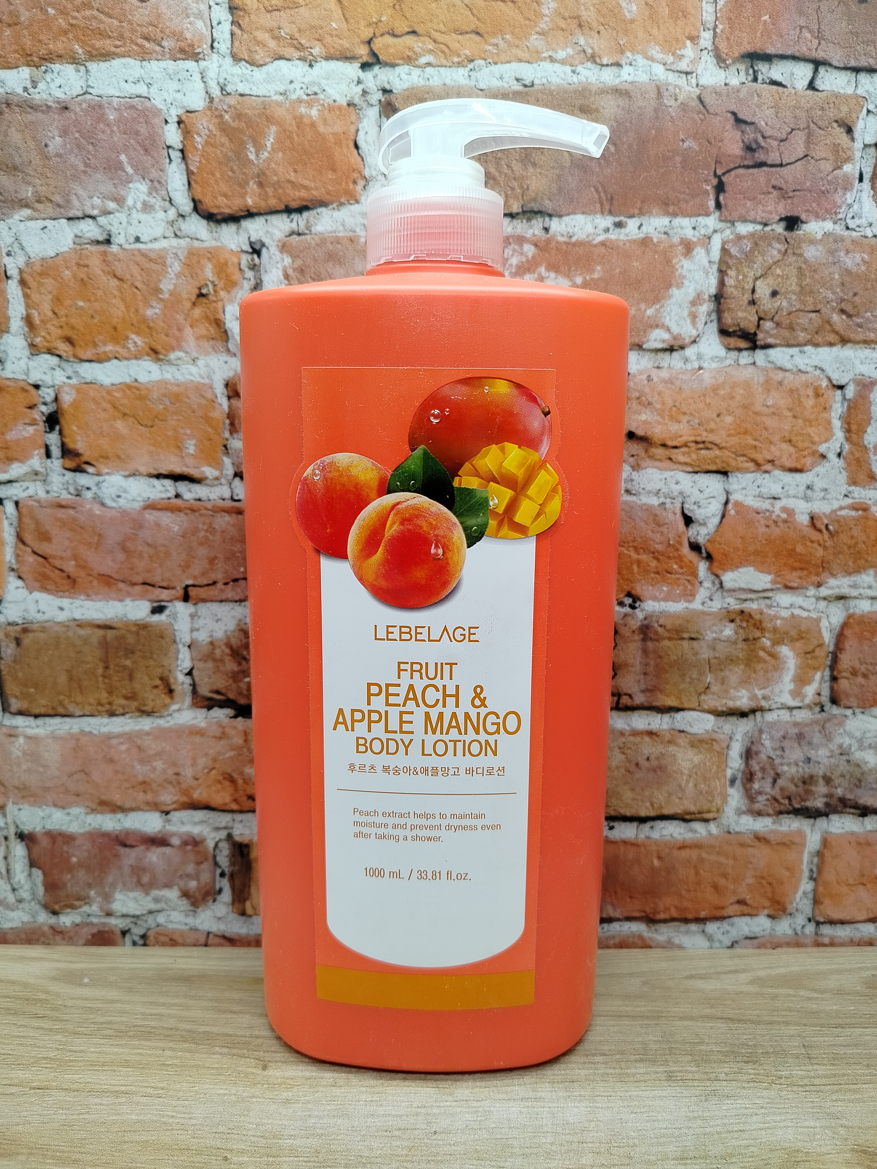 Lebelage Fruit Peach & Apple Mango Body Lotion Лосьон для тела Персик и Яблоко-Манго 1000 мл