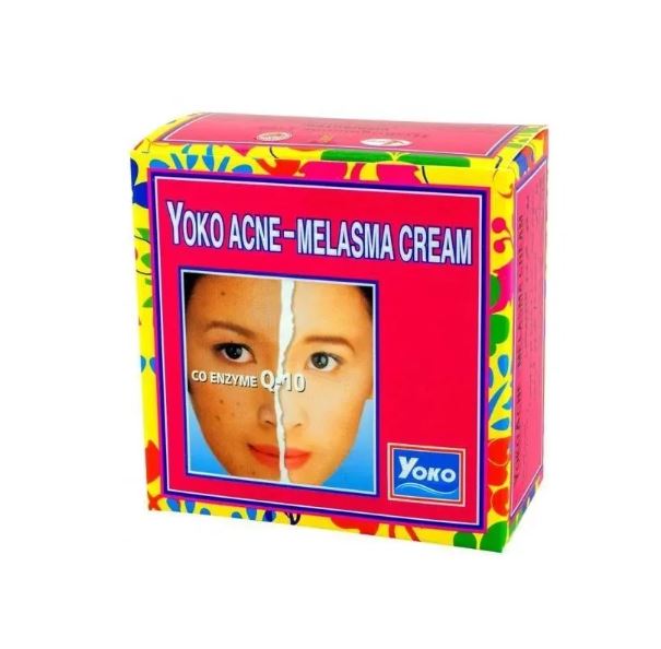 Yoko Acne-Melasma Co Enzyme Q-10 Крем против прыщей и пигментации с коэнзимом Q10 4 гр