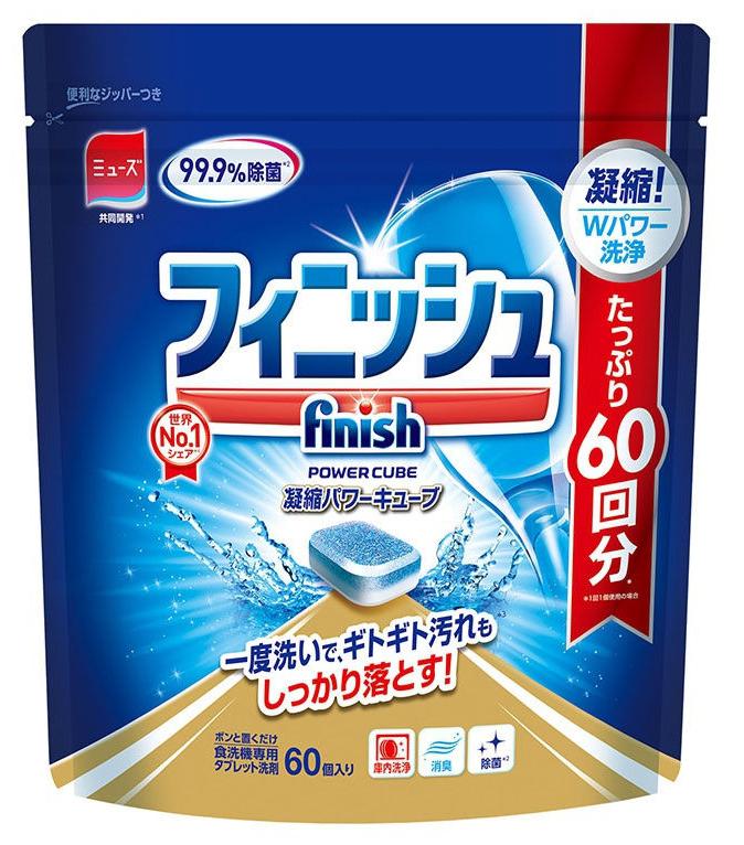 Finish Japan Таблетки для посудомоечных машин 60 шт в мягкой упаковке