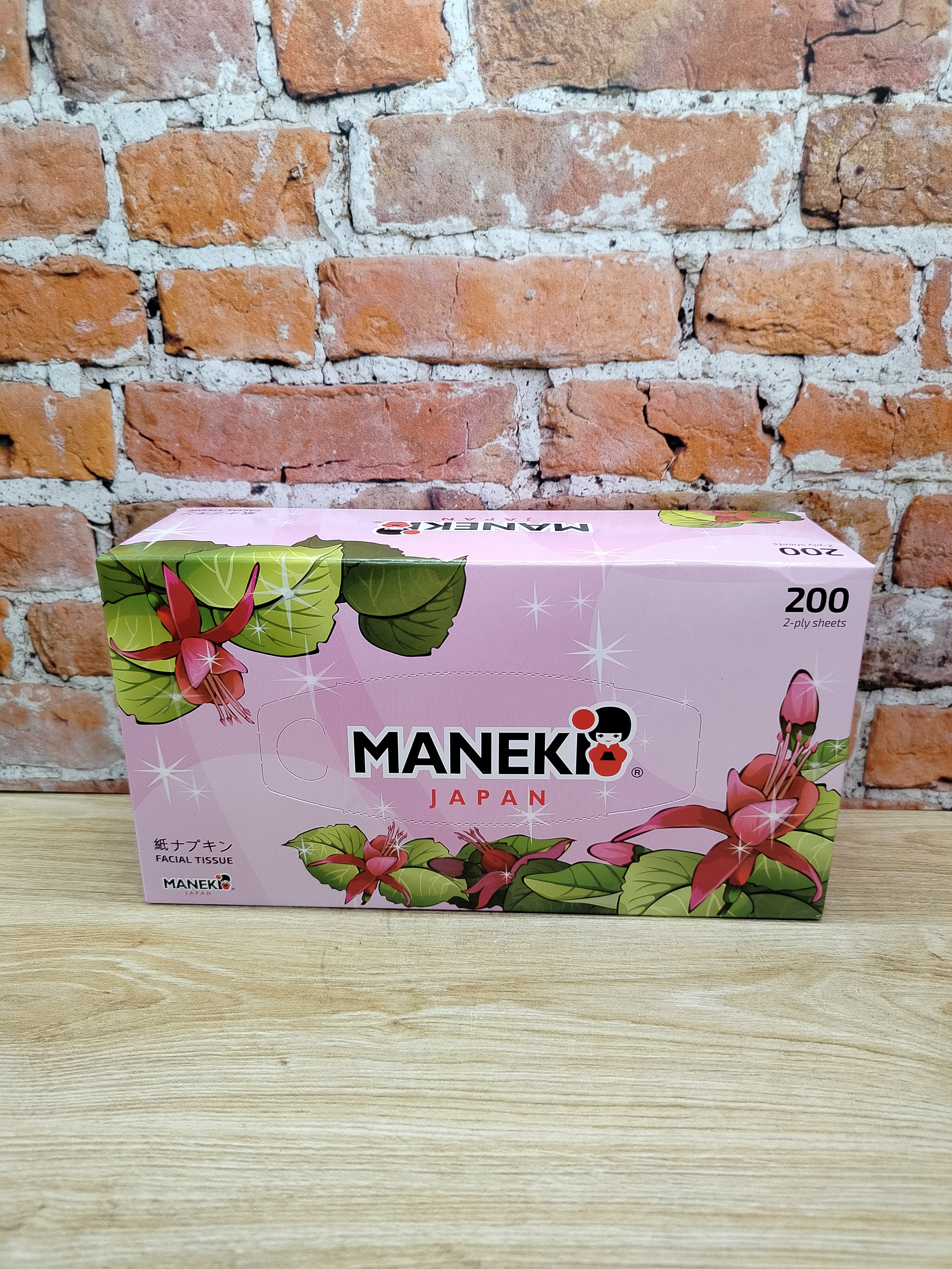 Maneki Dream Салфетки-выдергушки бумажные двухслойные с микротиснением 200 шт