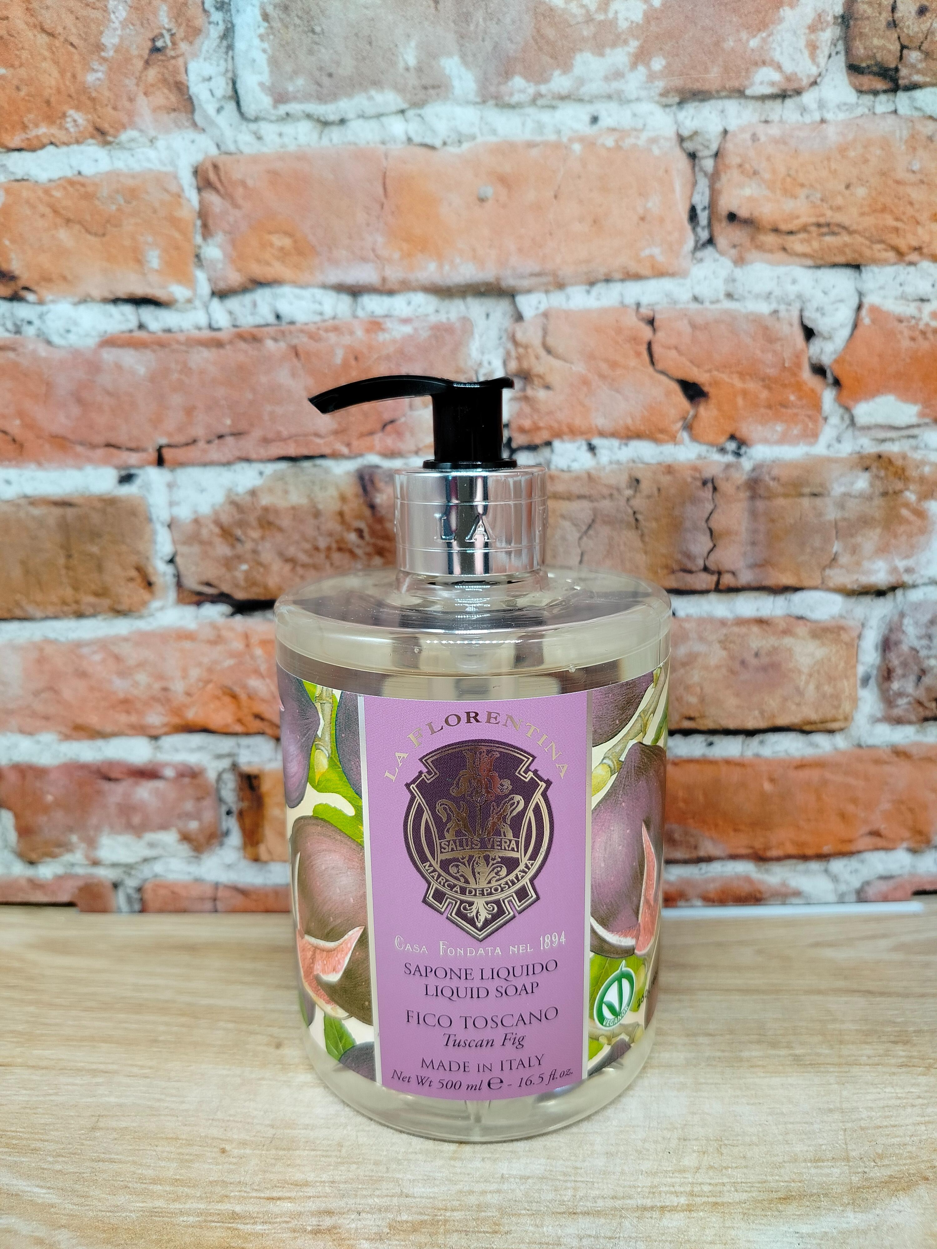 La Florentina Liquid Soap Tuscan Fig Жидкое мыло с оливковым маслом и экстрактом тосканского инжира 500 мл