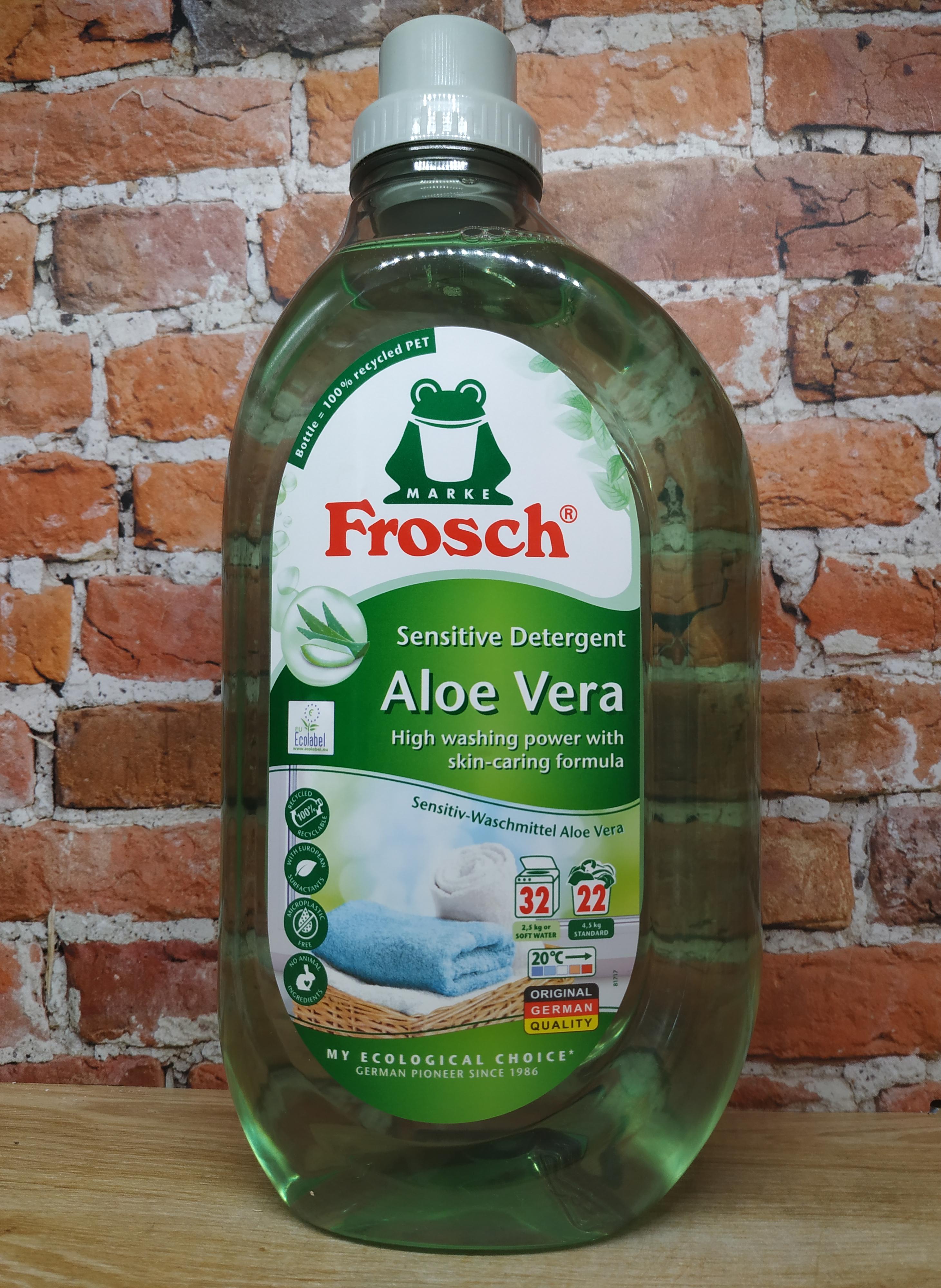Frosch Sensitiv Aloe Vera Универсальное жидкое средство для стирки Алоэ Вера 1,5 л бутылка