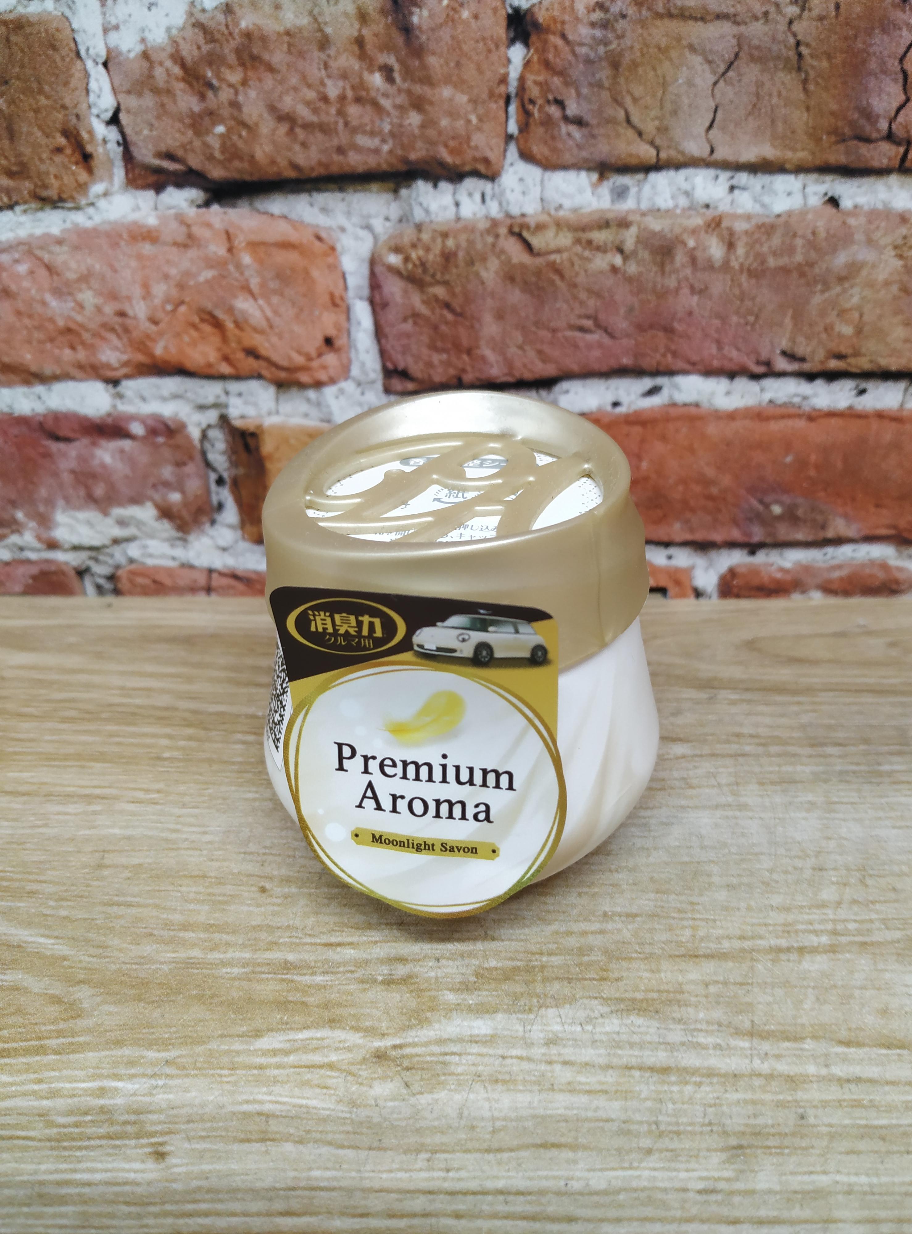 ST Shoushuuriki Premium Aroma Auto Гелевый освежителя воздуха для салона автомобиля Лунное мыло 90 гр