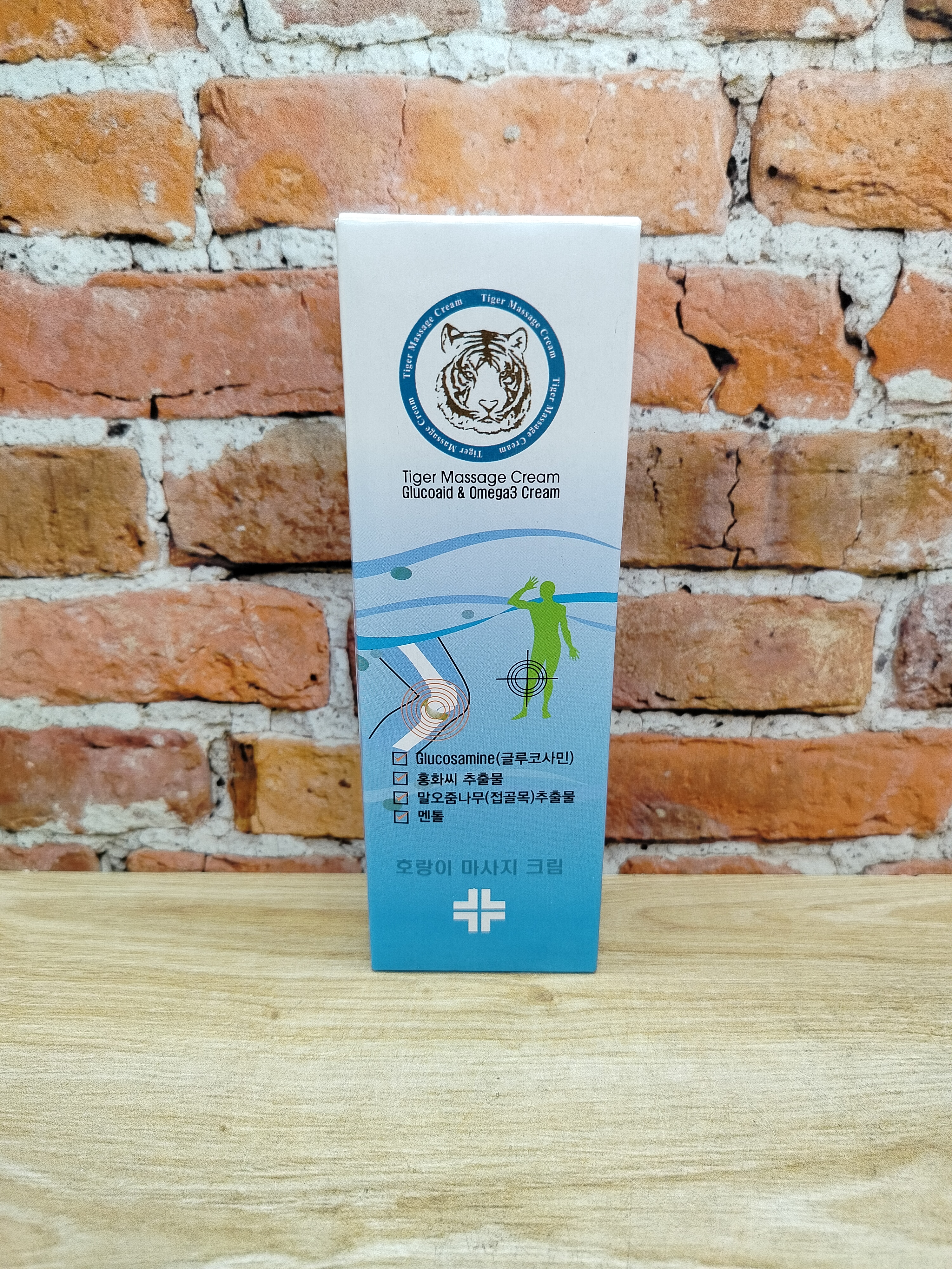 Jeong Tiger Massage Cream Glucoaid & Omega 3 Крем массажный глюкозамином и Омега 3 100 гр