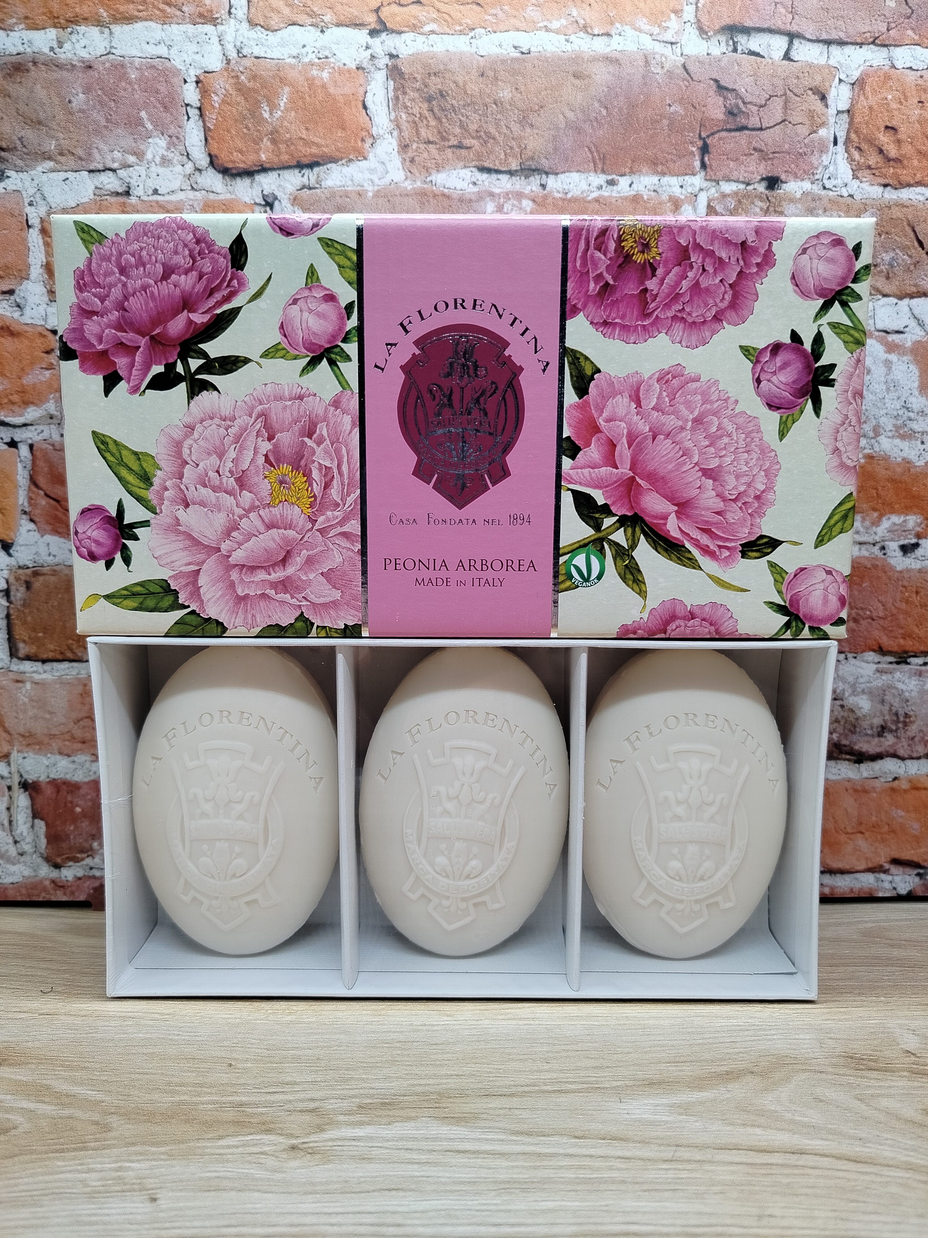 La Florentina Hand Soap Arboreal Peony Мыло для рук с экстрактом Изысканного пиона 150 гр 3 шт