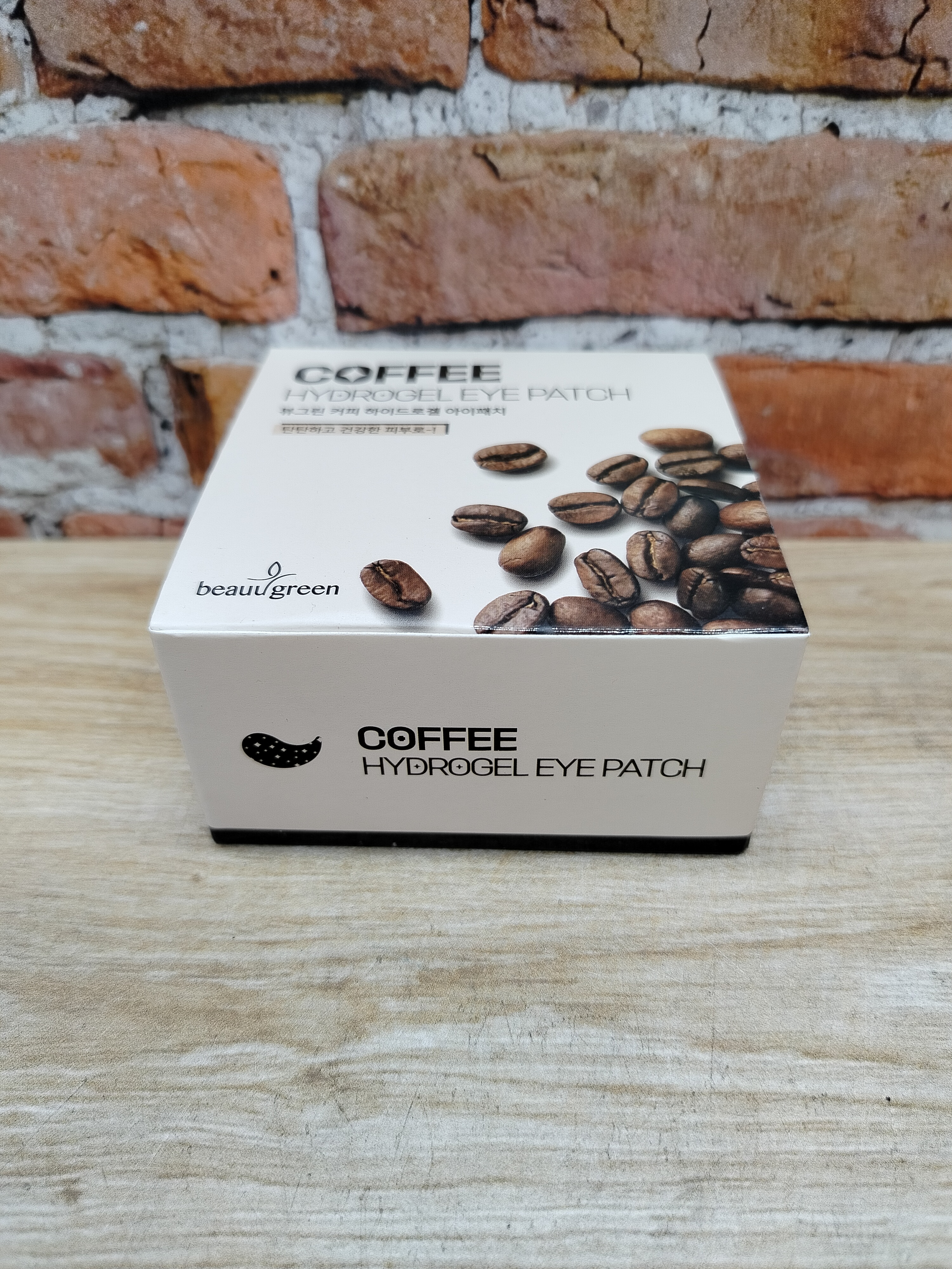 BeauuGreen Hydrogel Eye Patch Coffee Гидрогелевые патчи для кожи вокруг глаз с кофеином 60 шт 90 гр