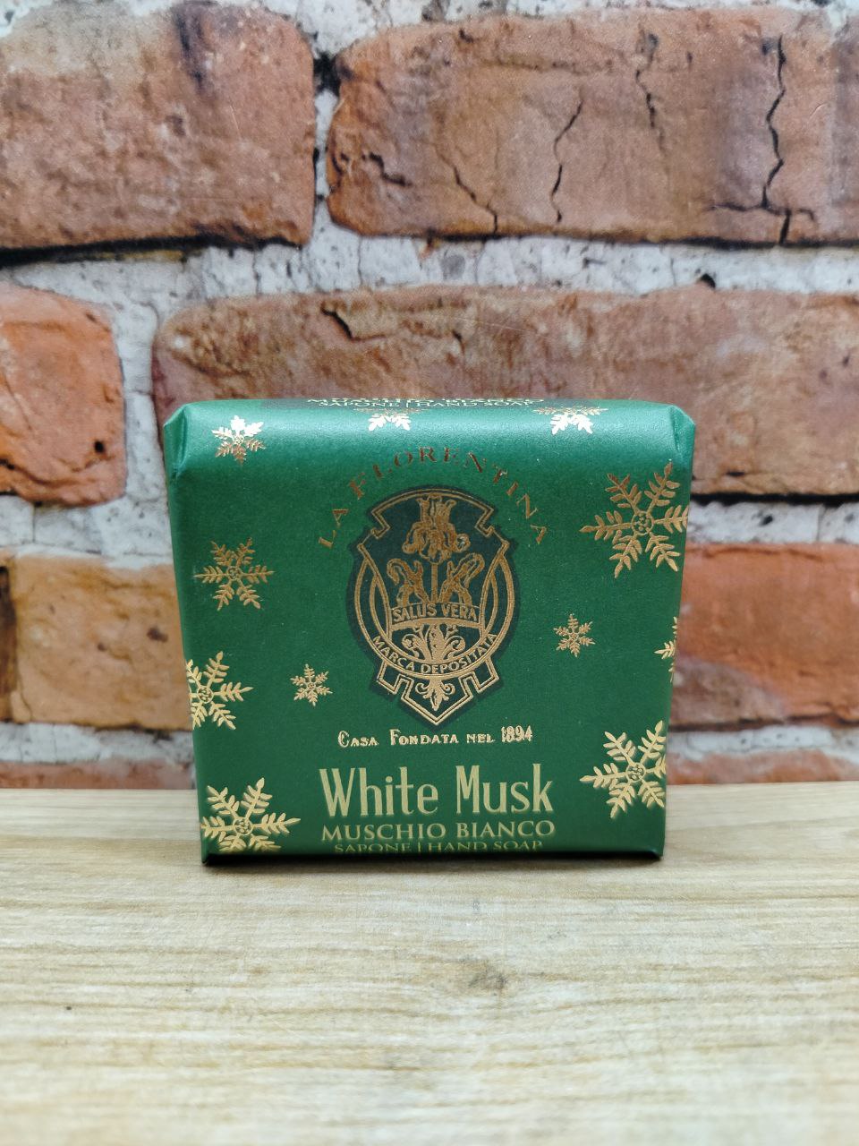 La Florentina Bar Soap White Musk Мыло натуральное на основе масел ши и оливы Белый мускус 106 гр