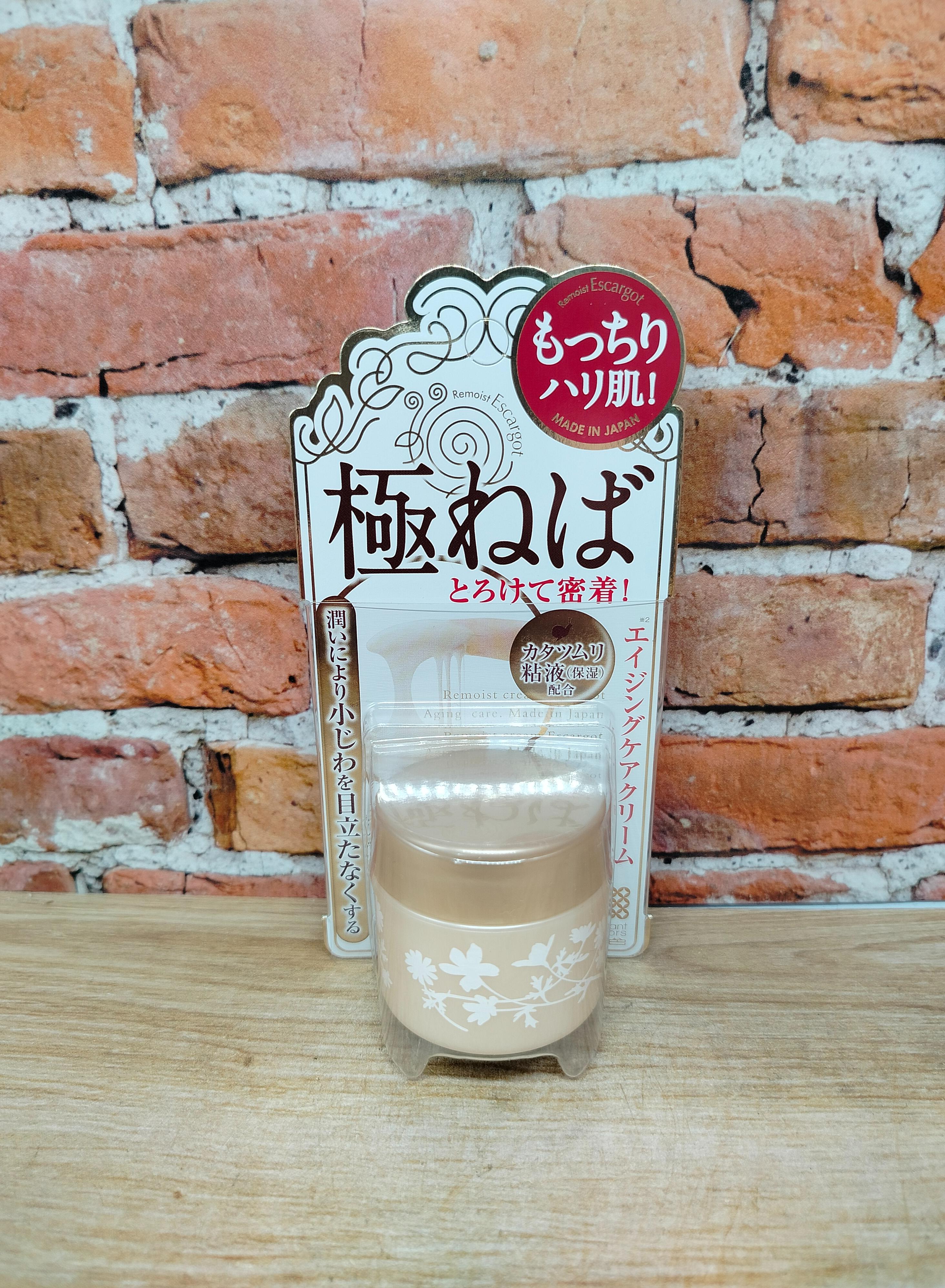 Meishoku Remoist Cream Escargot Крем для сухой кожи лица с экстрактом слизи улиток 30 гр