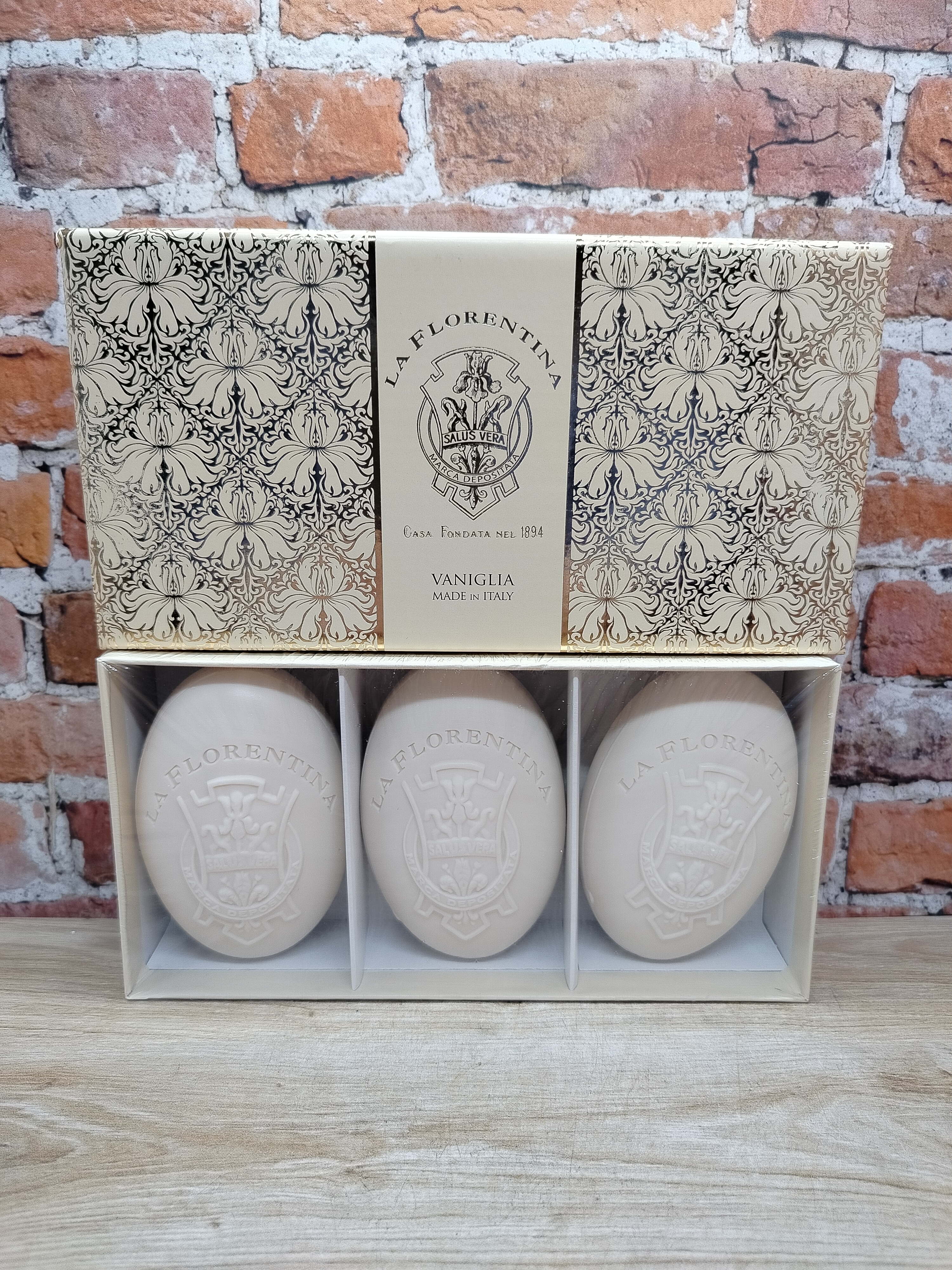 La Florentina Hand Soap Set Vanilla Набор мыла для рук с экстрактом Ванили 150 гр 3 шт