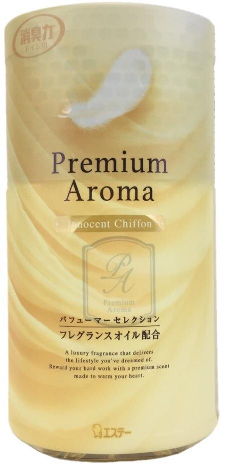 ST Shoushuuriki Premium Aroma Жидкий дезодорант – ароматизатор для туалета с шифоновым сладким ароматом цветов и фруктов 400 мл