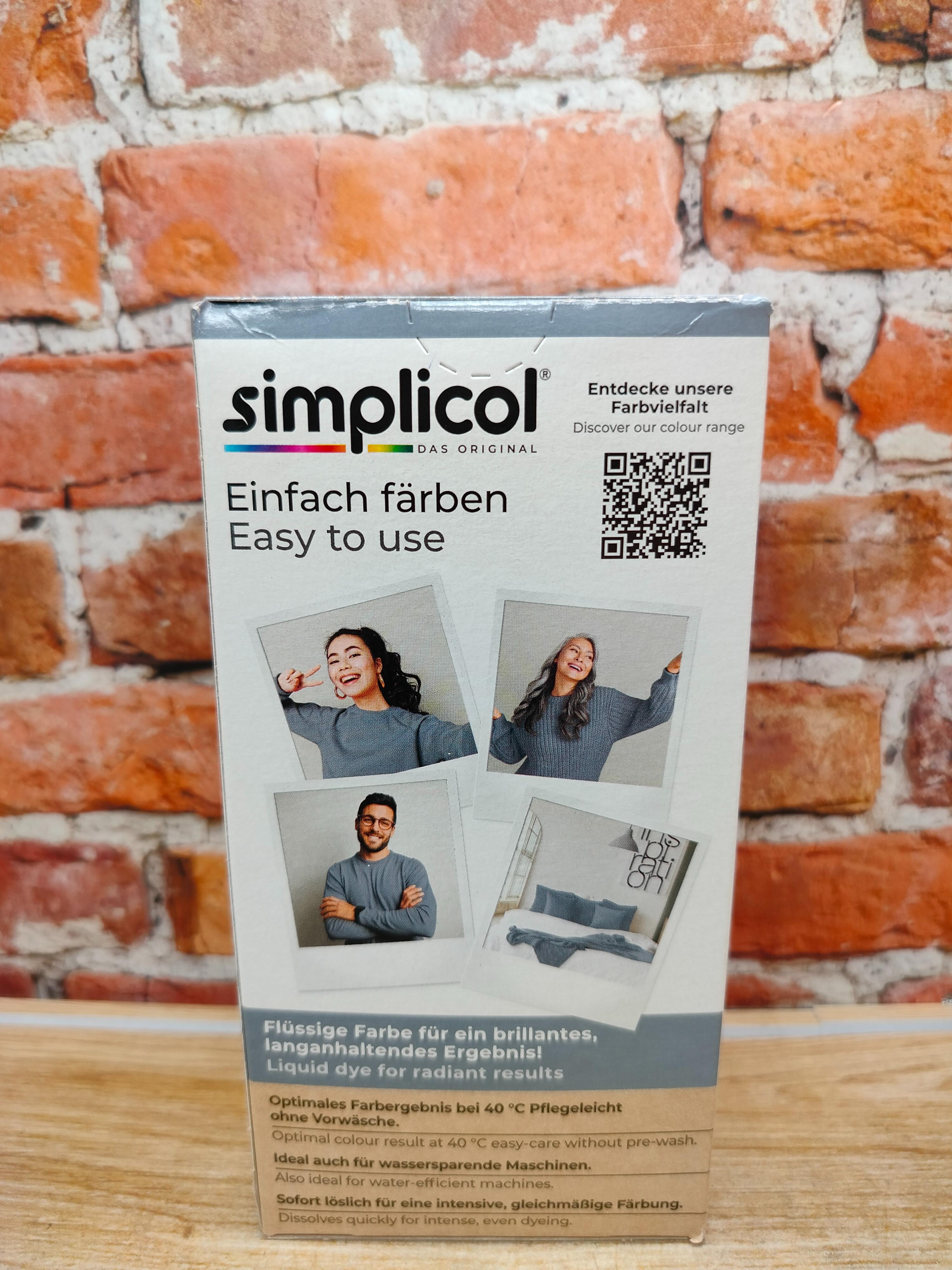 Simplicol Intensiv Краска текстильная для одежды и тканей Серго цвета 150 мл + 400 гр