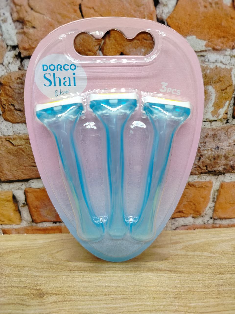 Dorco Shai Bikini Одноразовые женские бритвенные станки для зон бикини 3 шт