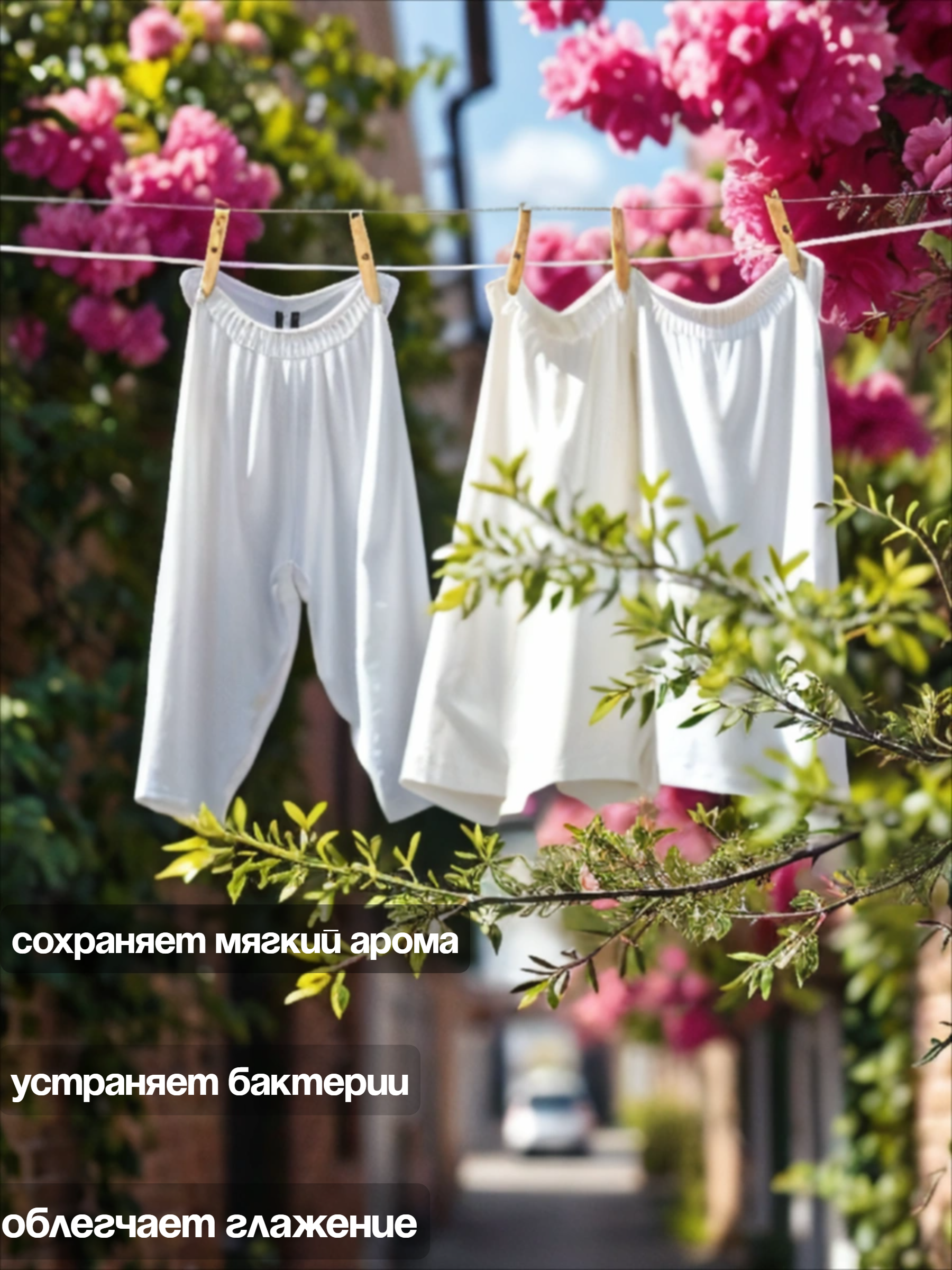 Daiichi Funs Luxury Softener №92 Кондиционер для белья с антибактериальным эффектом и ароматом белой мускусной розы и жасмина 1200 мл в мягкой упаковке