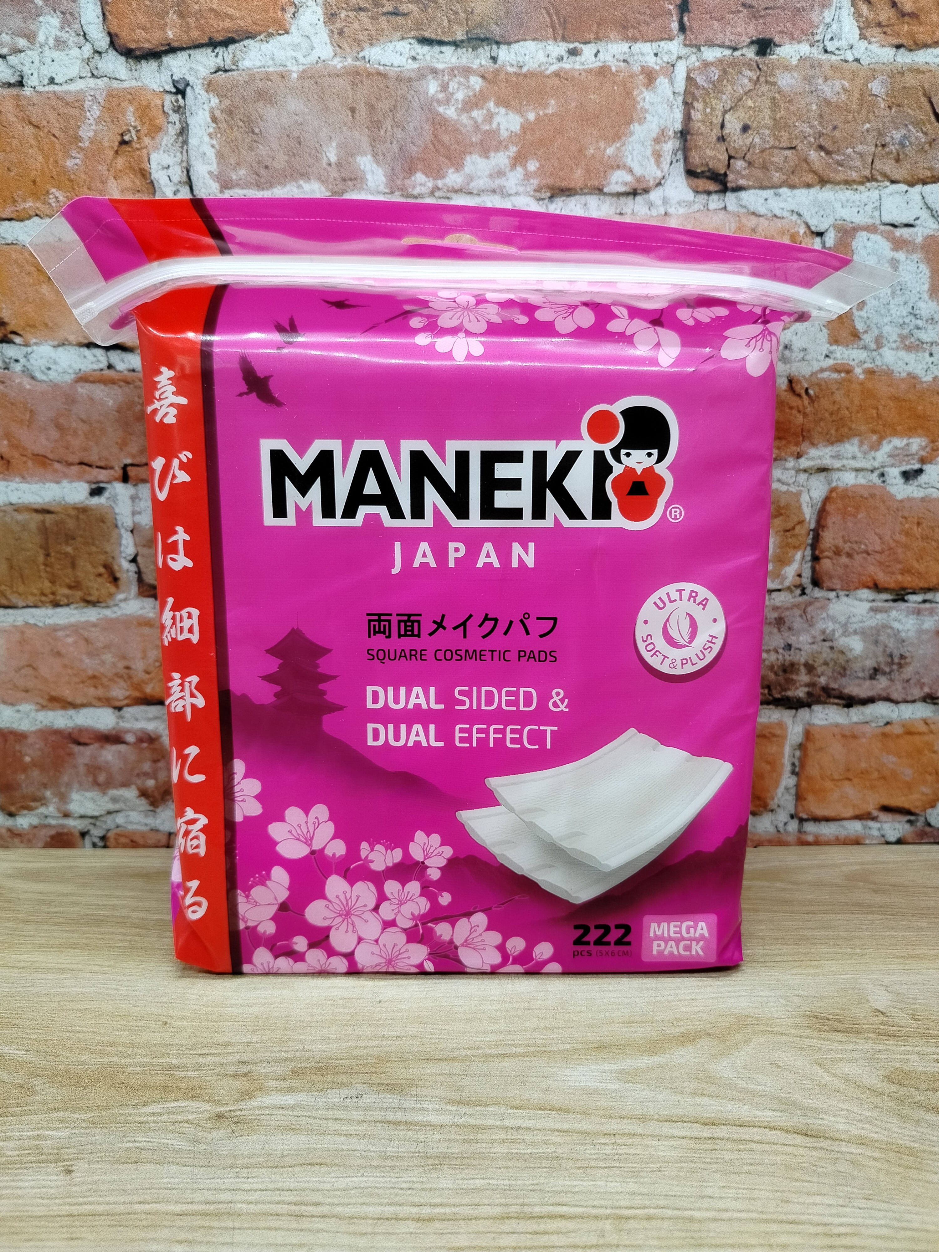 Maneki Sakura Косметические ватные подушечки 222 шт