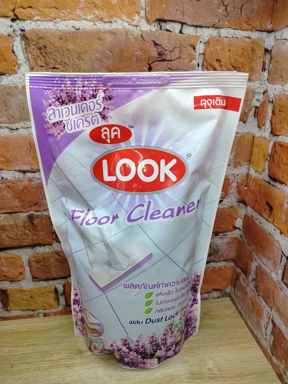 Lion Look Средство для мытья пола Пыль на замок Лаванда 800мл Запасной блок