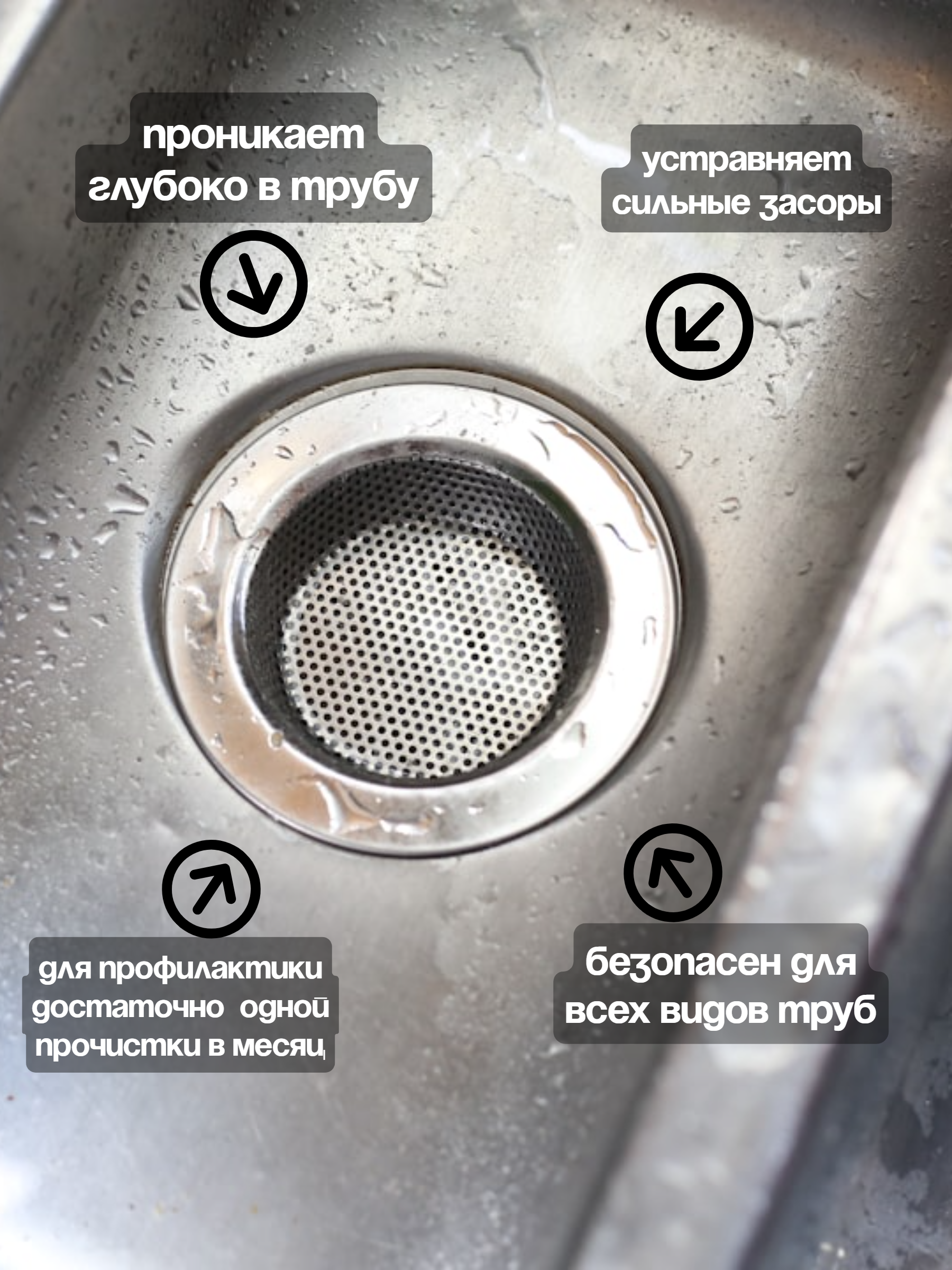 Chirton Гель для прочистки труб 500 мл