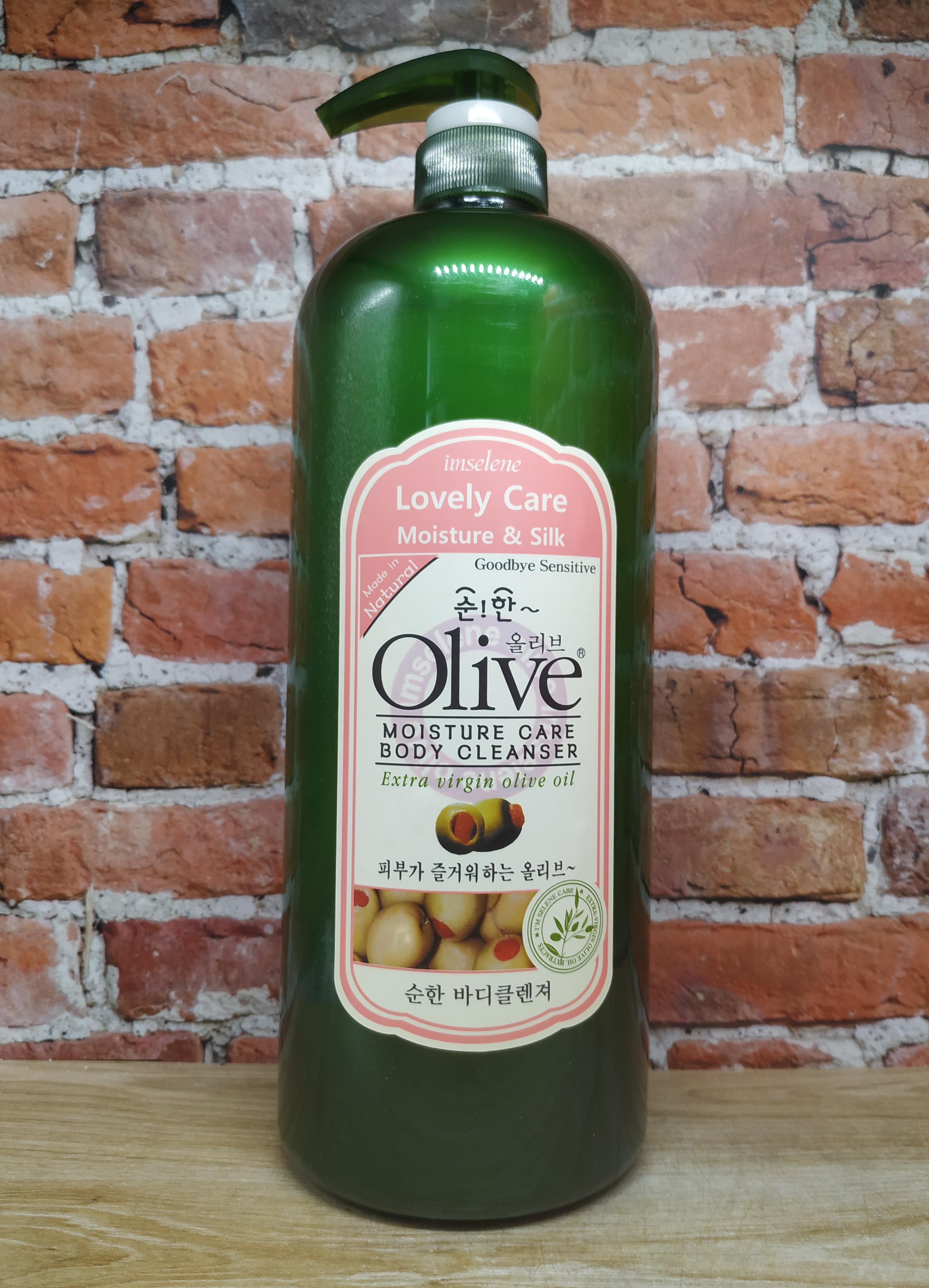 Imselene Olive Mild Body Cleanser Гель для душа с экстрактом оливы смягчающий 1500 мл