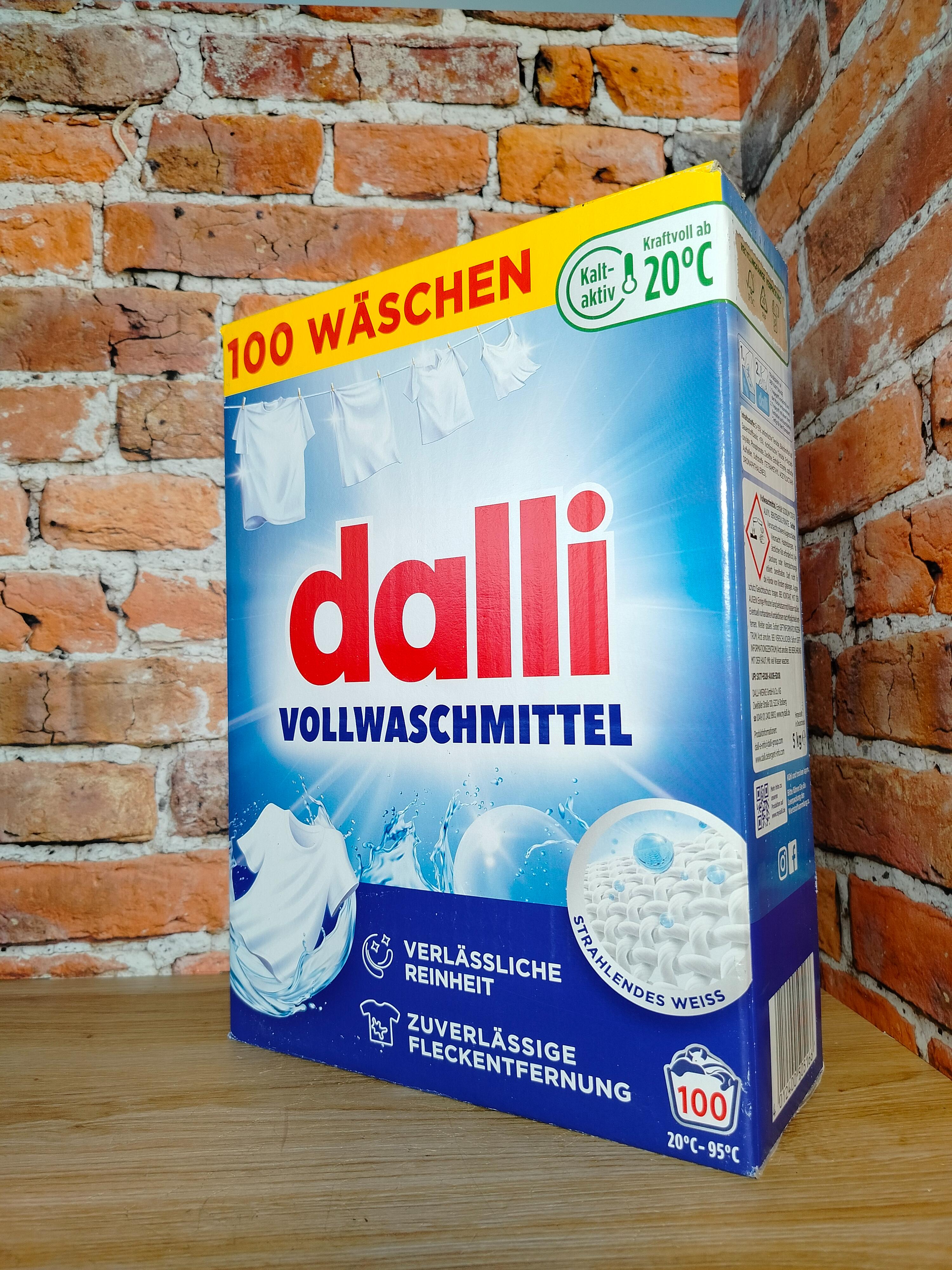 Dalli Voll Стиральный порошок для белого и светлого 5 кг на 100 стирок