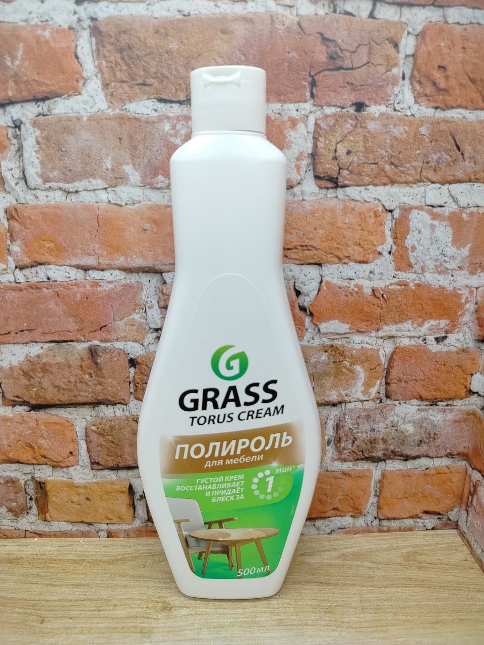 Grass Torus Cream Очиститель-полироль для мебели 500 мл