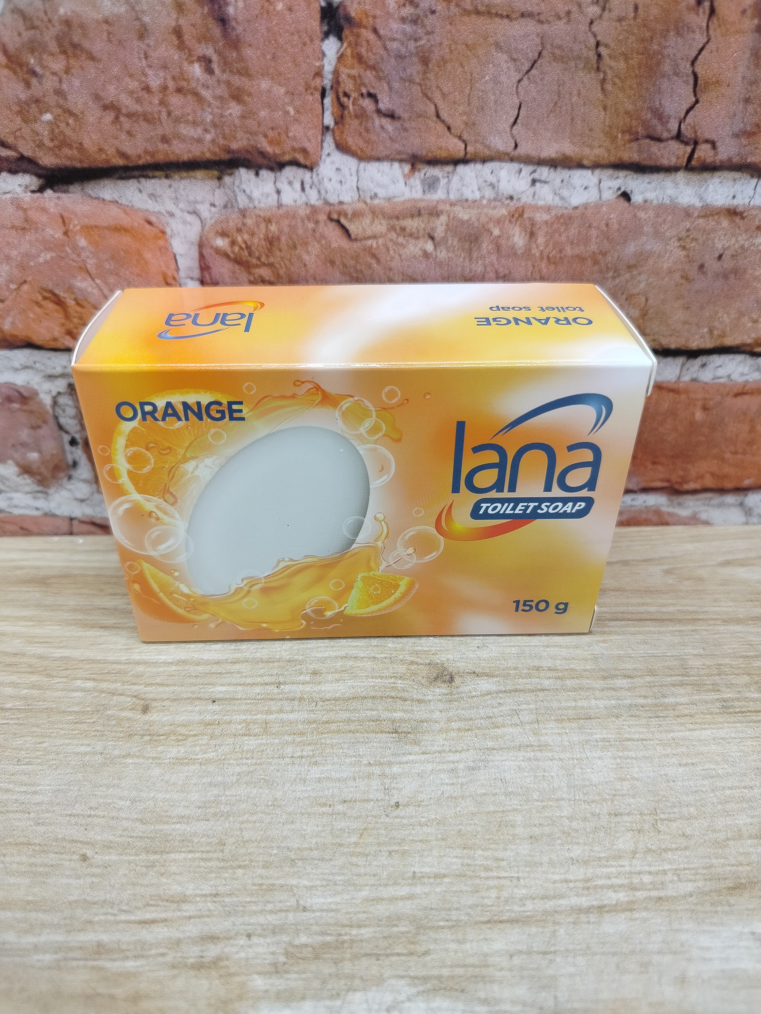 Lana Toilet Soap Orange Туалетное мыло увлажняющее Мандарин и Сливки 150 гр