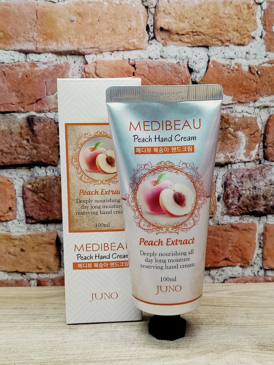 Juno Medibeau Peach Крем для рук с экстрактом персика 100 мл