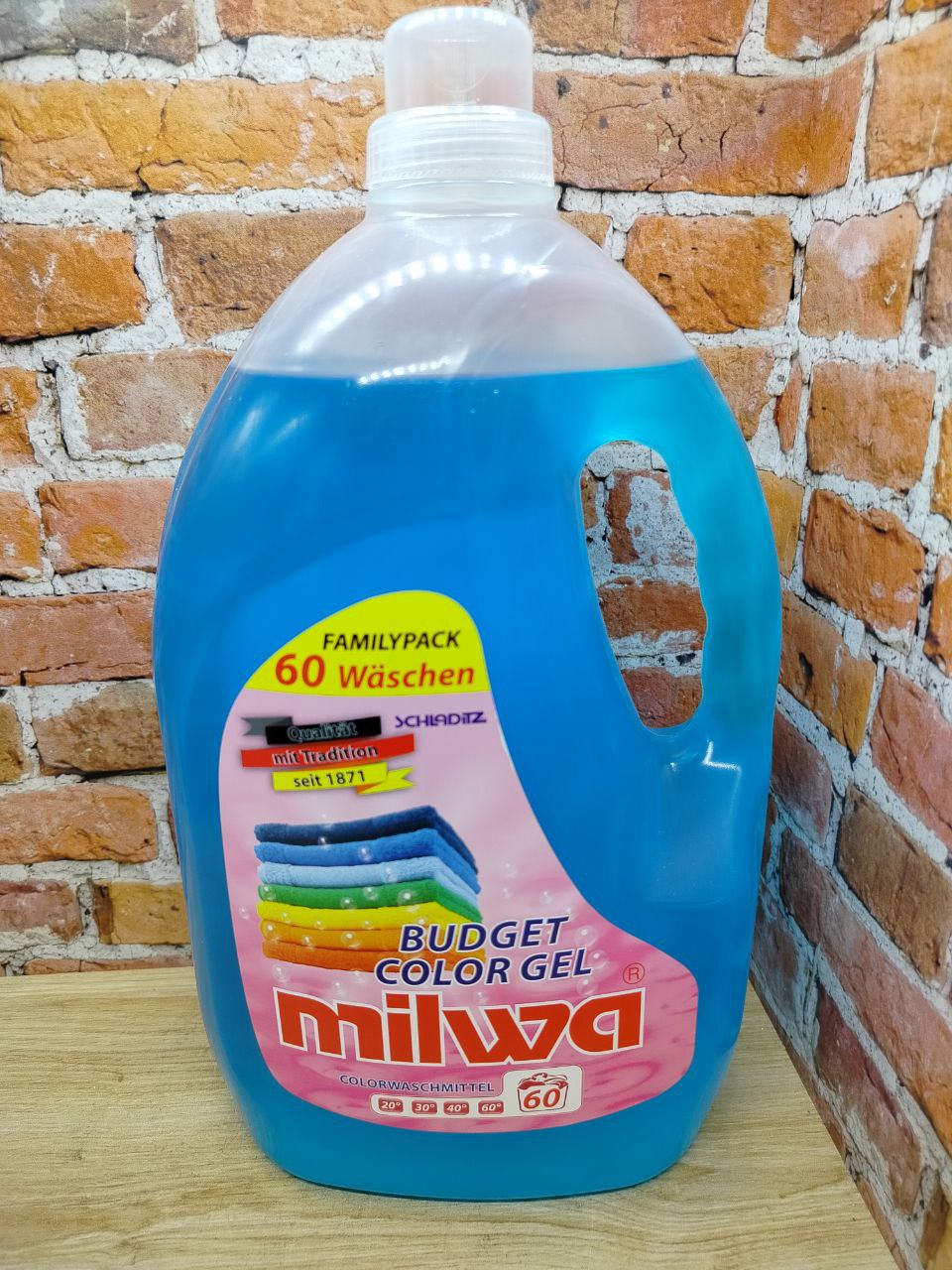Milwa Budget Color Gel Гель для стирки цветного белья 3 л на 60 стирок