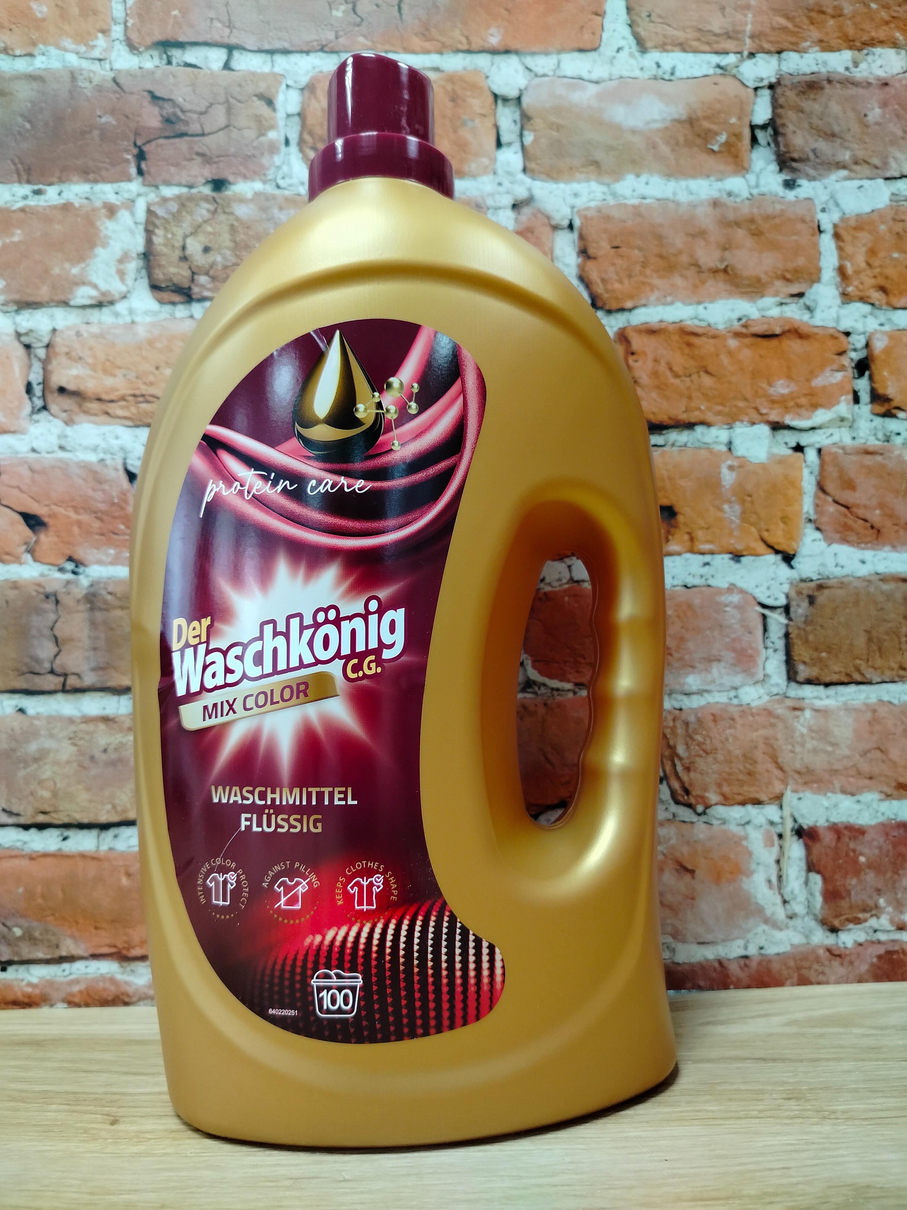Der Waschkonig C.G. Protein Care Mix Color Гель для стирки цветных тканей 3 л на 100 стирок