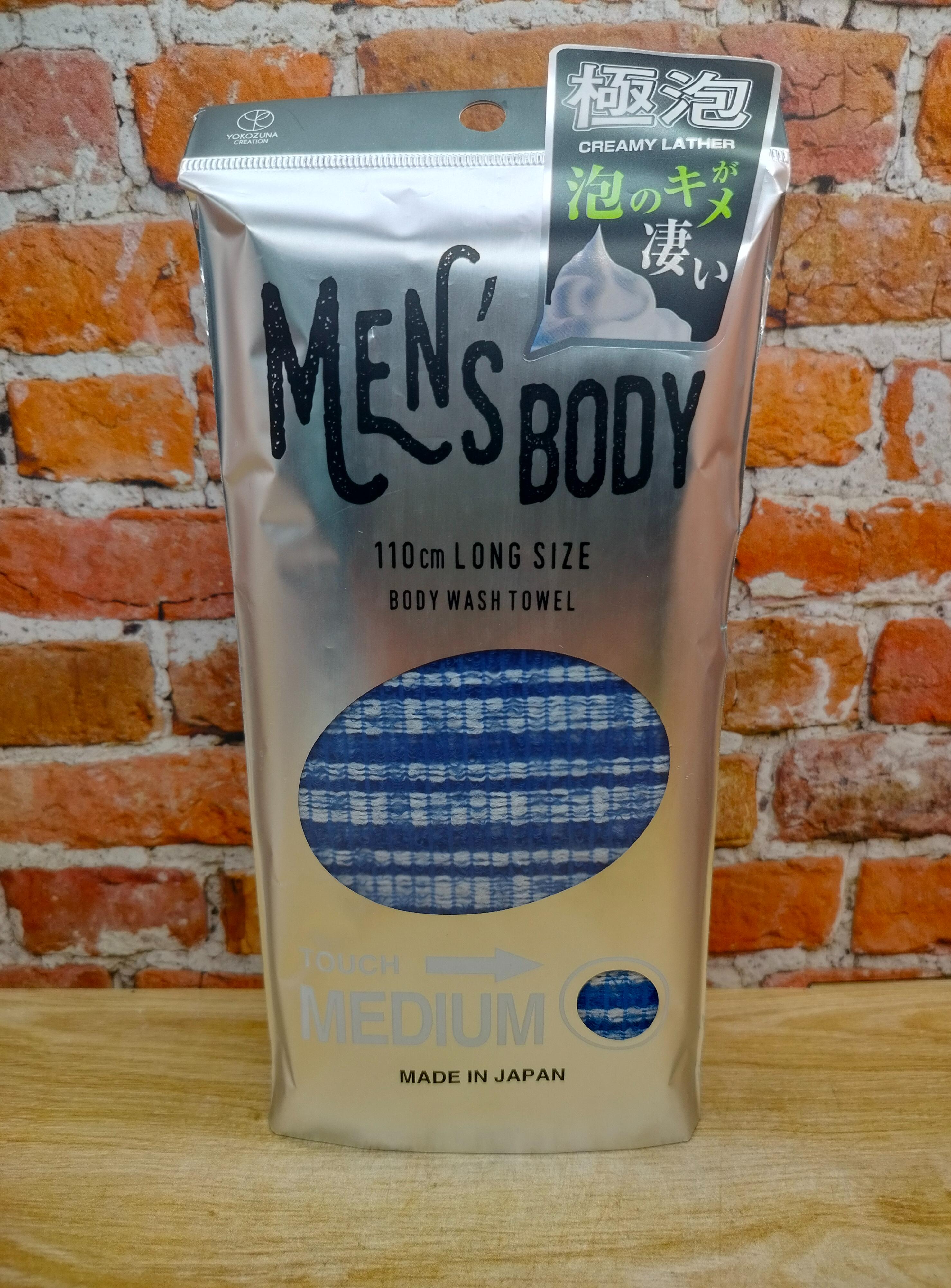 Yokozuna Men's Body Medium Мочалка-полотенце для мужчин средней жёсткости 28*110 см