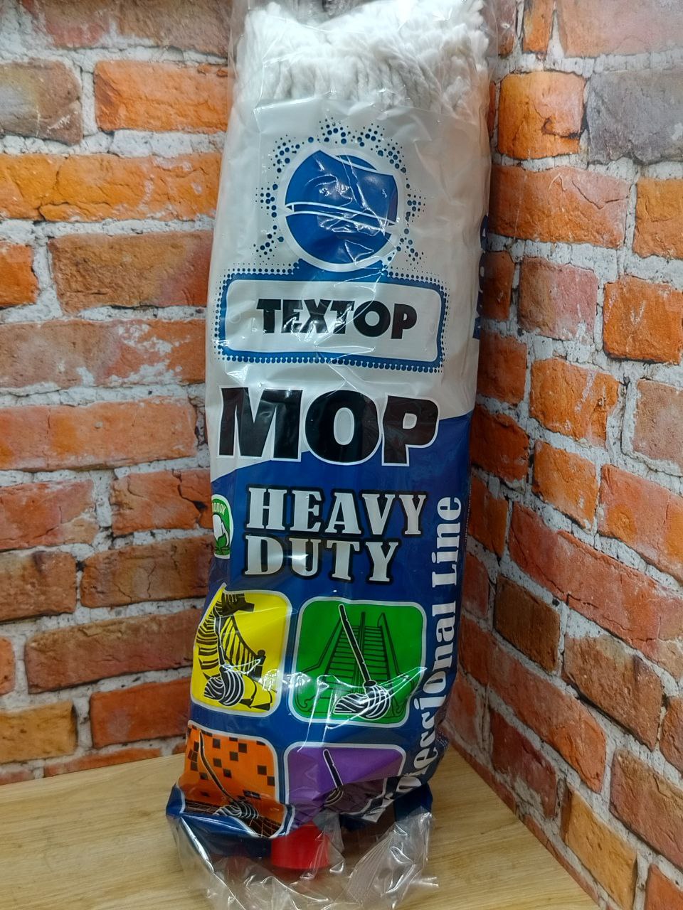 Textop Mop Heavy Duty Моп хлопковый веревочный с пластиковым винтовым наконечником