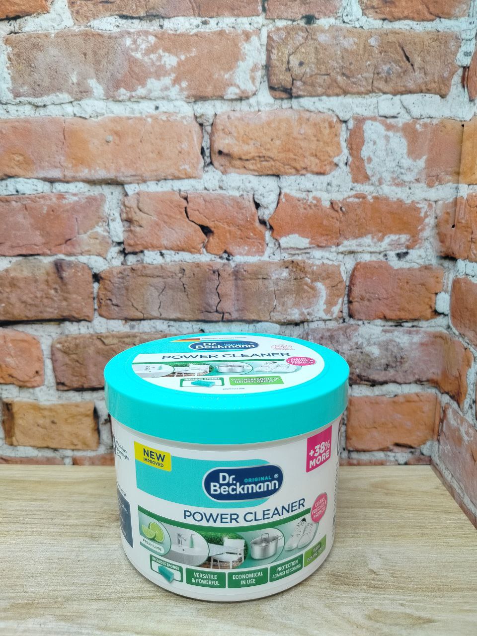 Dr. Beckmann Power Cleaner Чудо-паста 3 в 1 Чистка, полировка и защита 550 гр с губкой