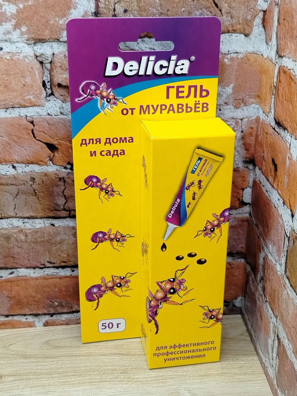 Delicia Гель от муравьев для дома и сада 50 гр