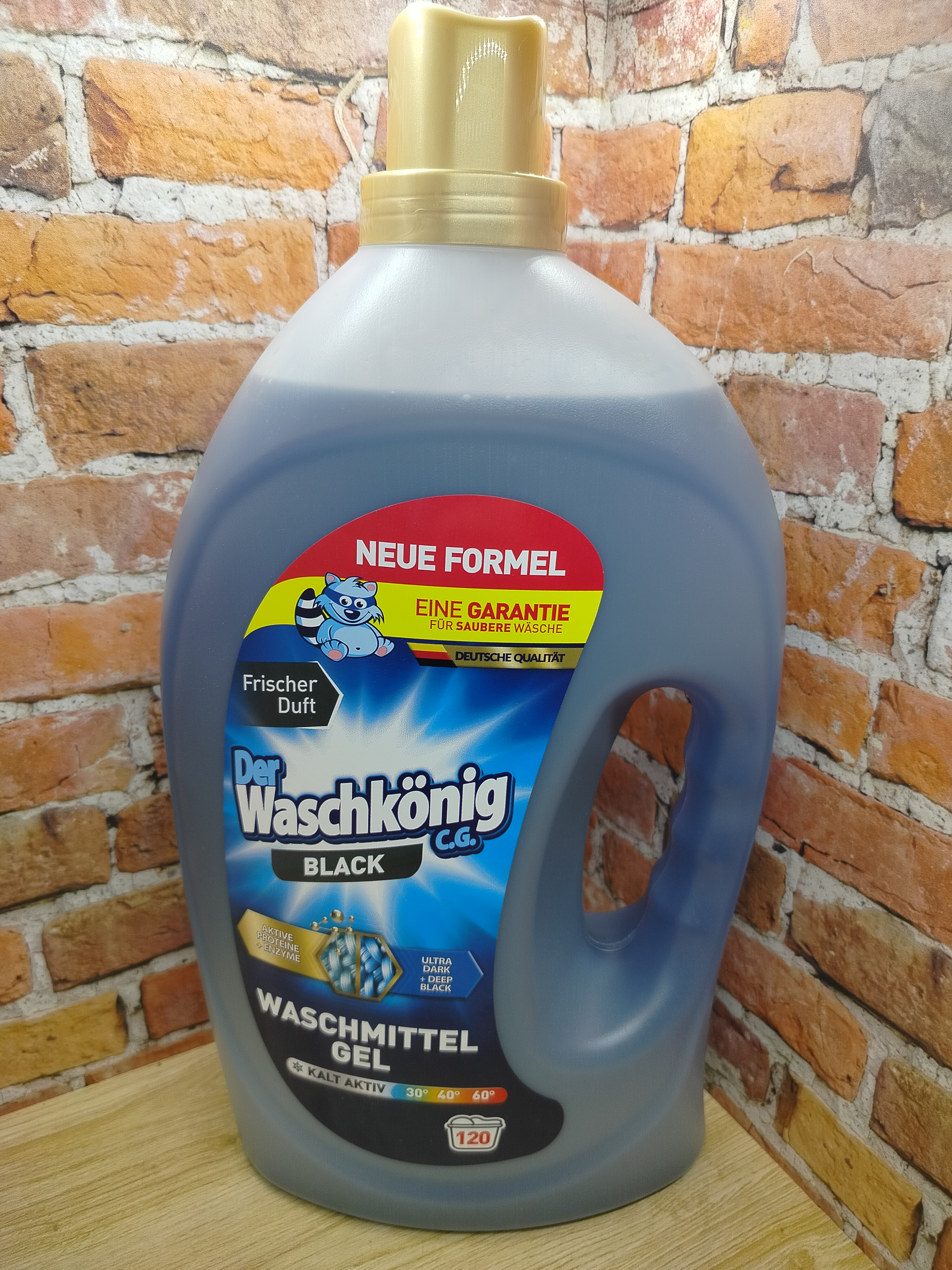 Der Waschkonig C.G. Waschmitel Gel Black Гель для стирки темных тканей 3 л на 120 стирок