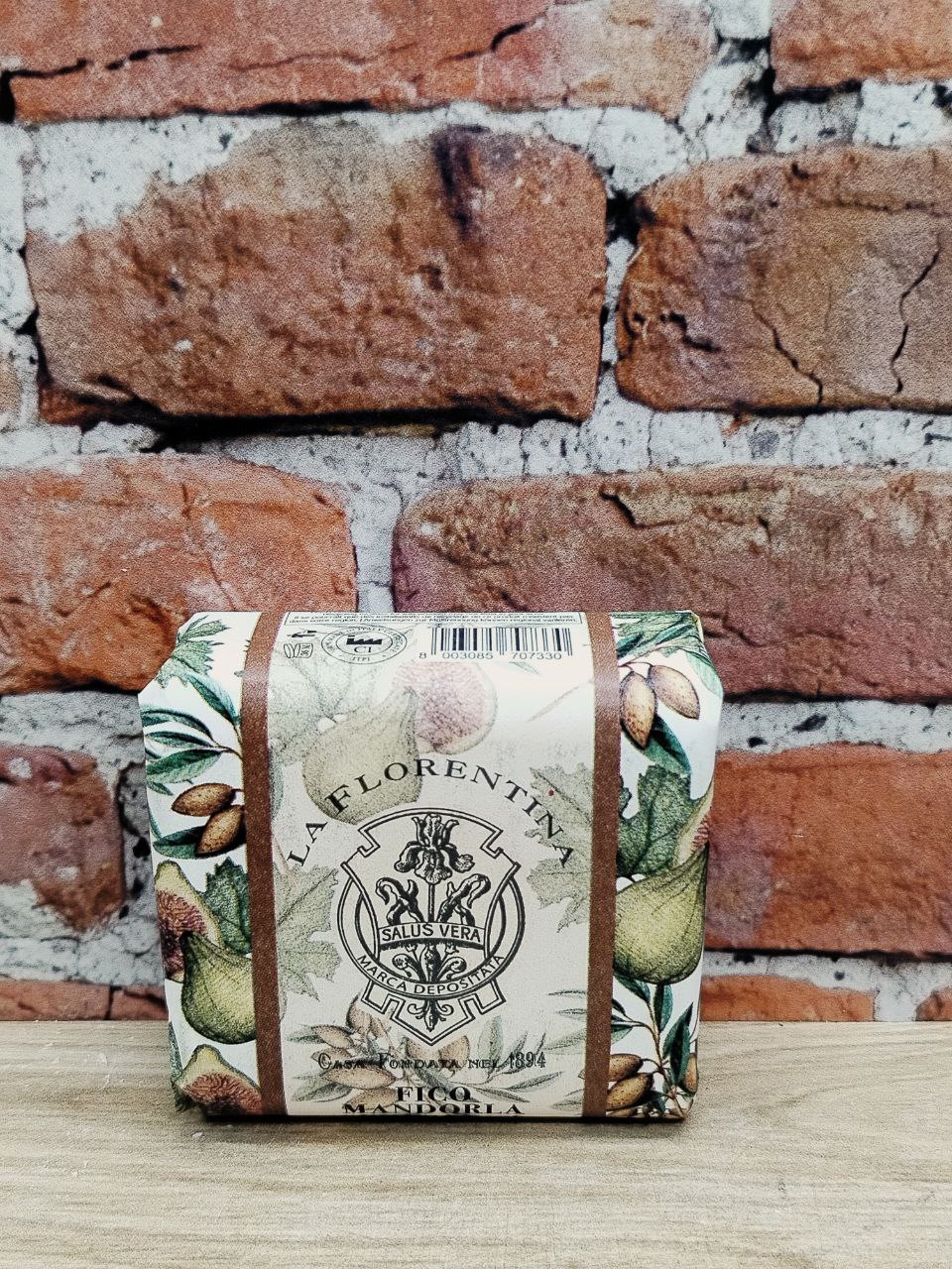 La Florentina Bar Soap Fig & Almond Мыло натуральное на основе масел ши и оливы с экстрактами Инжира и Миндаля 106 гр