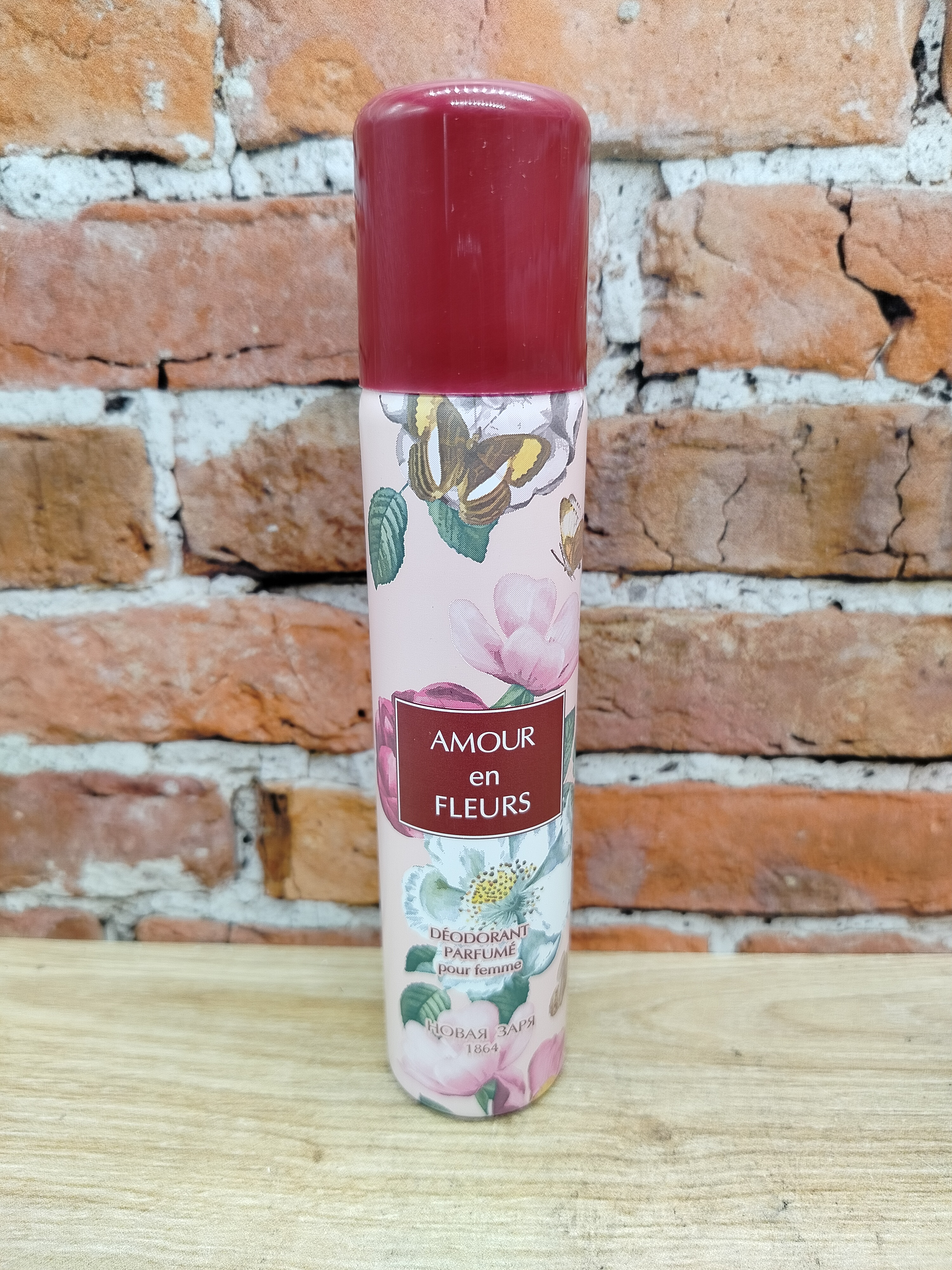 Новая Заря Amour en Fleurs Дезодорант аэрозольный парфюмированный для женщин Любовь в цветах 75 мл