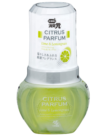 Kobayashi Oheyano Shoshugen Citrus Parfum Lime & Lemongrass Жидкий дезодорант для комнаты с ароматом Лайма и лемонграсса 400 мл