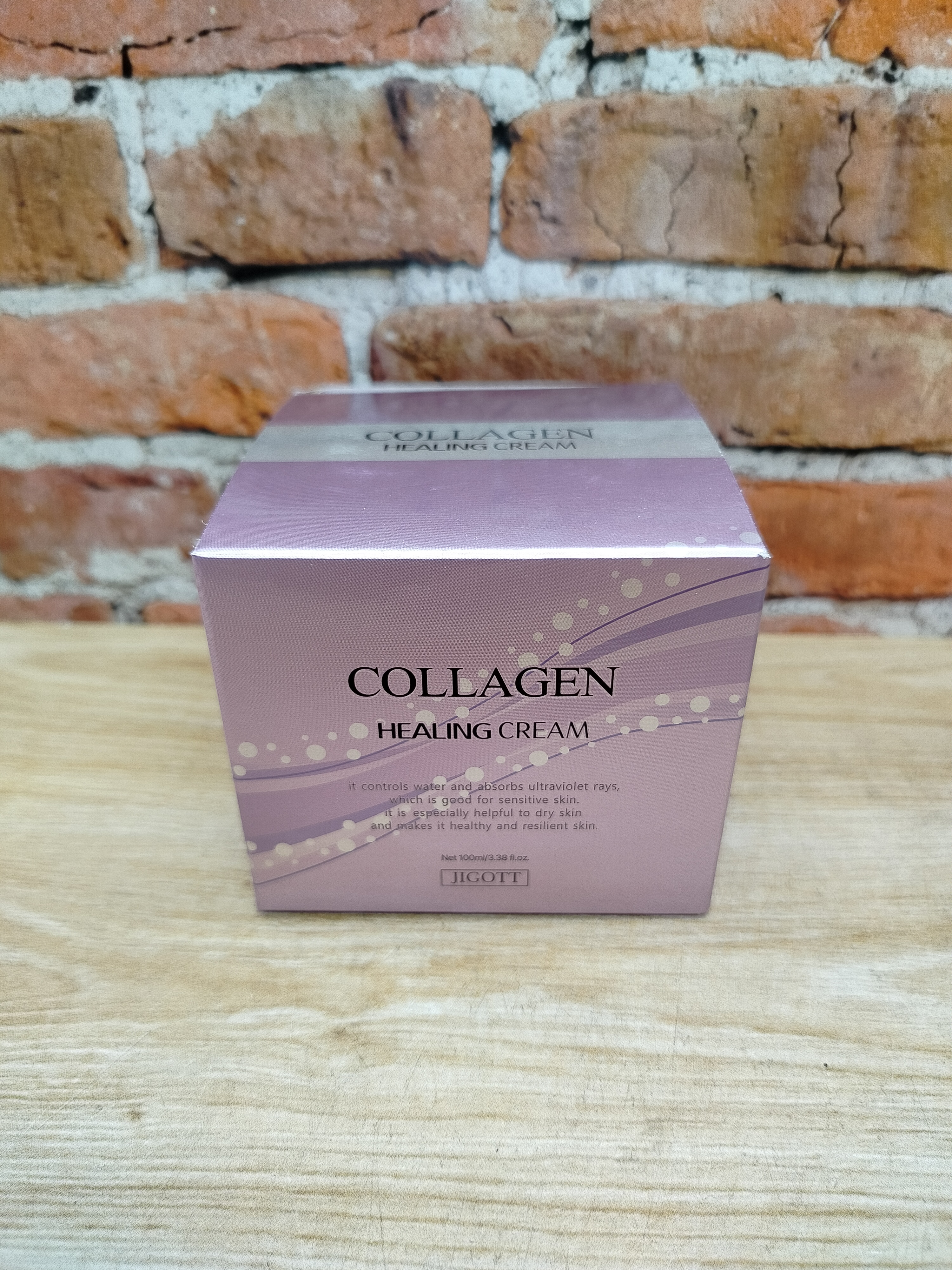 Jigott Collagen Healing Cream Ночной питательный крем для лица с коллагеном 100 мл