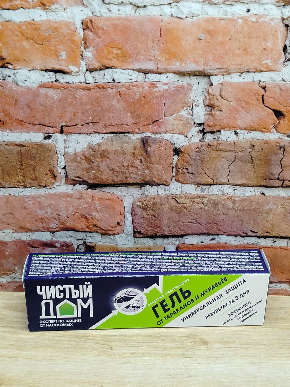 Чистый дом Гель-туба инсектицидный от муравьев и тараканов 35 мл