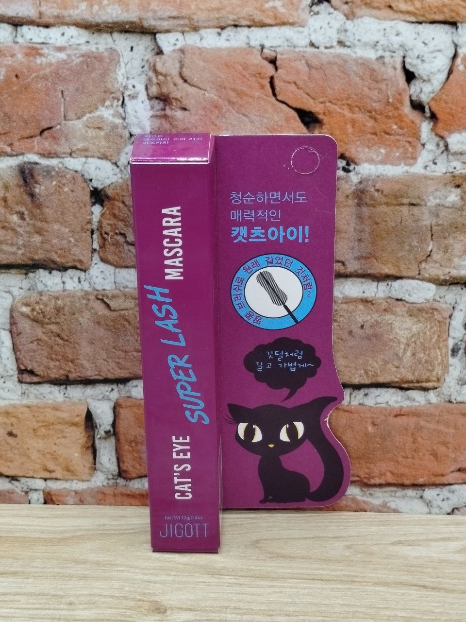 Jigott Cat's Eye Super Lash Mascara Тушь для ресниц удлиняющая 12 гр