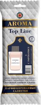 Aroma Top Line влажные универсальные парфюмированные салфетки  3 L`IMPERATRICE 30шт