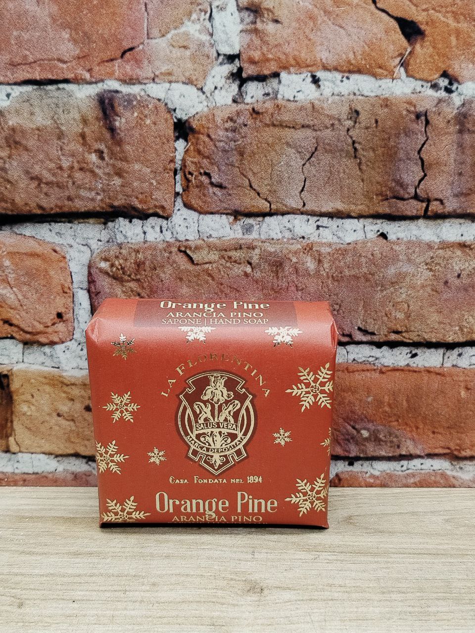 La Florentina Bar Soap Orange Pine Мыло натуральное на основе масел ши и оливы Апельсин и Хвоя 106 гр