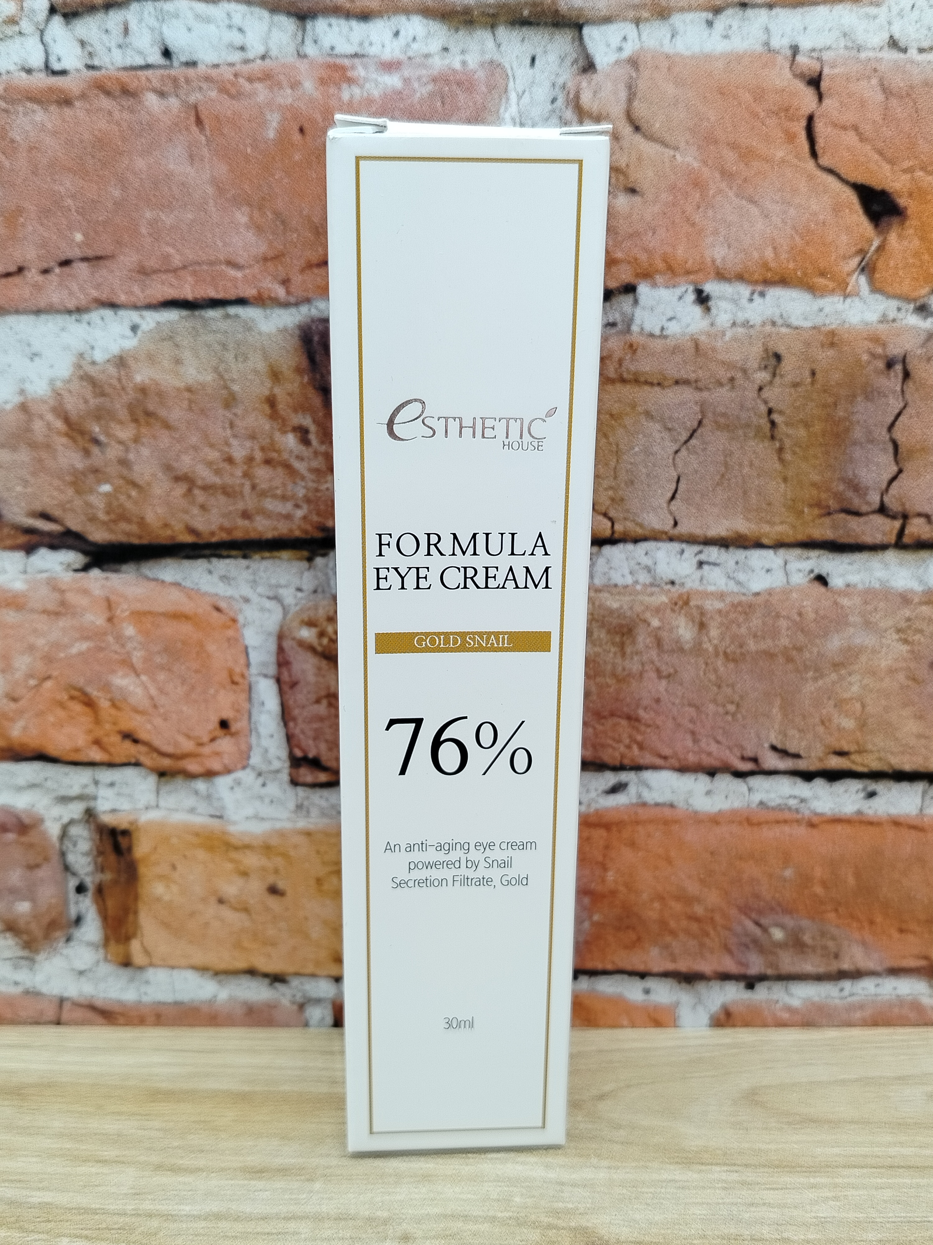 Esthetic House Formula Eye Cream Gold Snail 76% Крем для кожи вокруг глаз с с золотом и экстрактом слизи улитки 30 мл