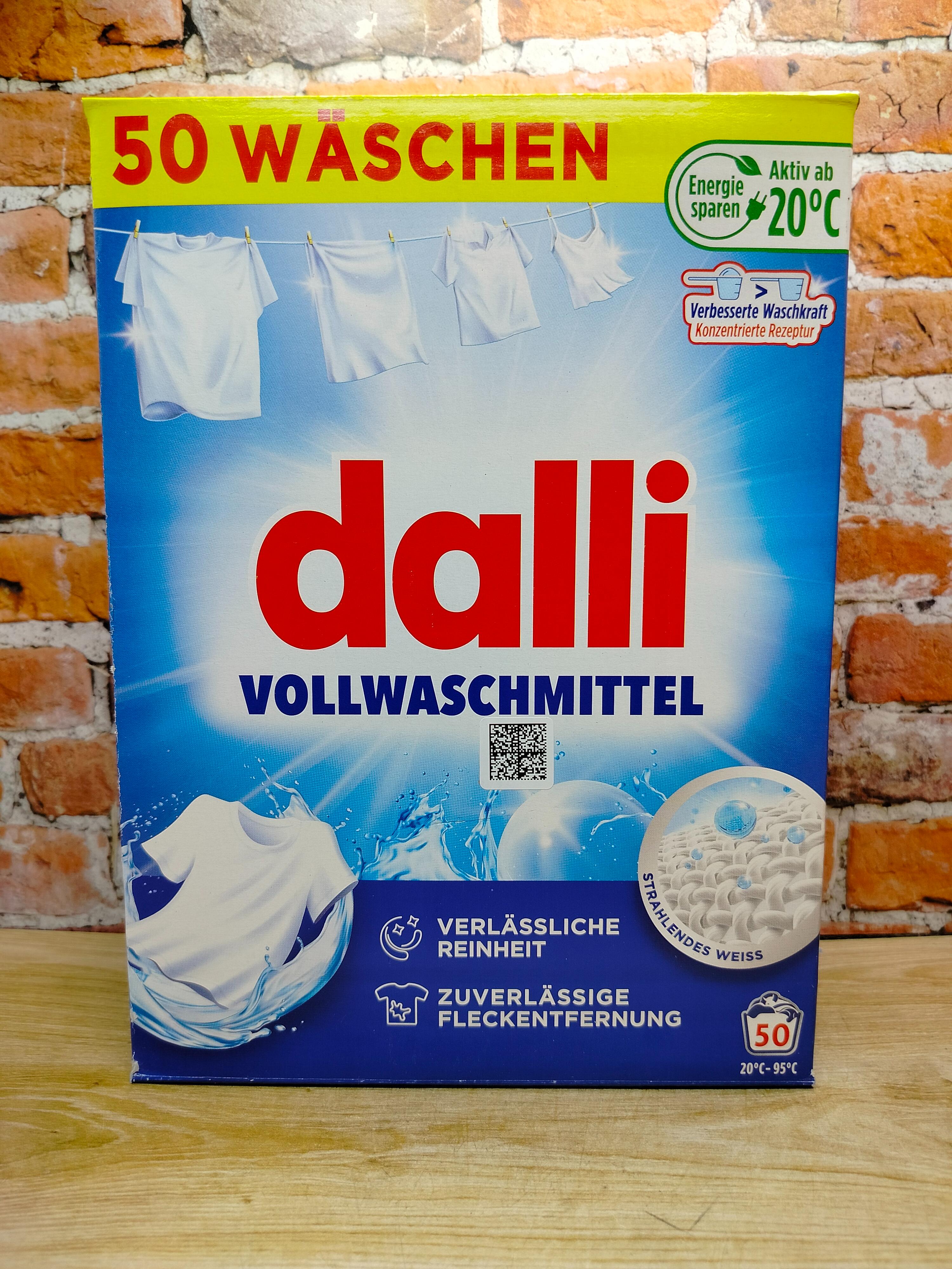 Dalli Voll Стиральный порошок для белого и светлого 2,5 кг на 50 стирок