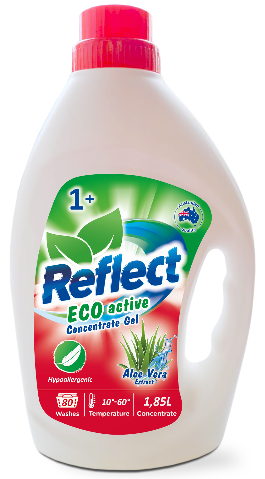 Reflect ECO Active Концентрированный гель для стирки универсальный 1,85 л на 80 стирок