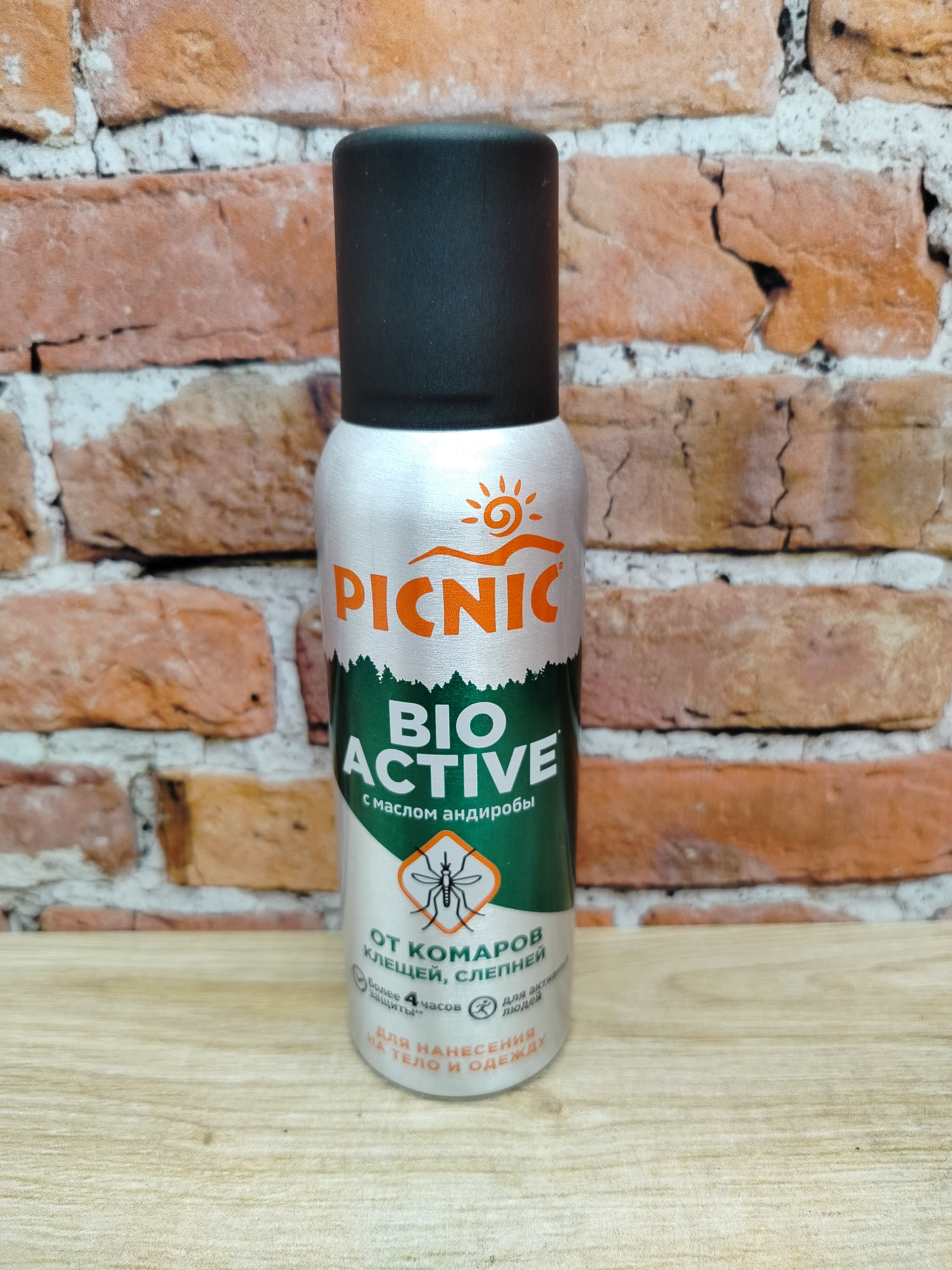 Picnic Bio Active Аэрозоль от комаров и клещей 125 мл